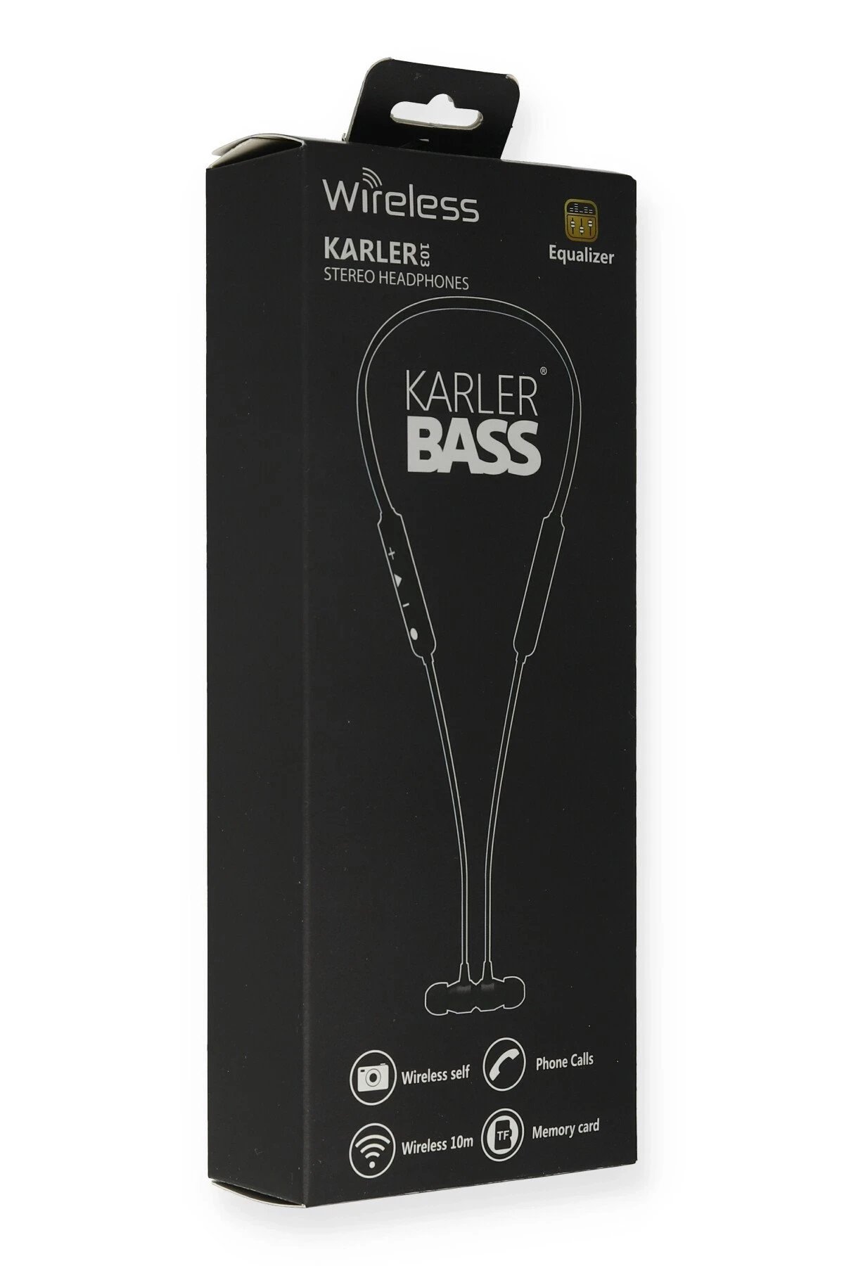 KR103 Kablosuz Kulaklık - Siyah-(5796)