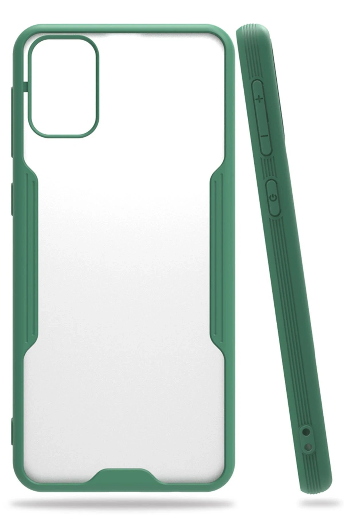 Samsung Galaxy M31 Kılıf Platin Silikon - Yeşil-(5796)