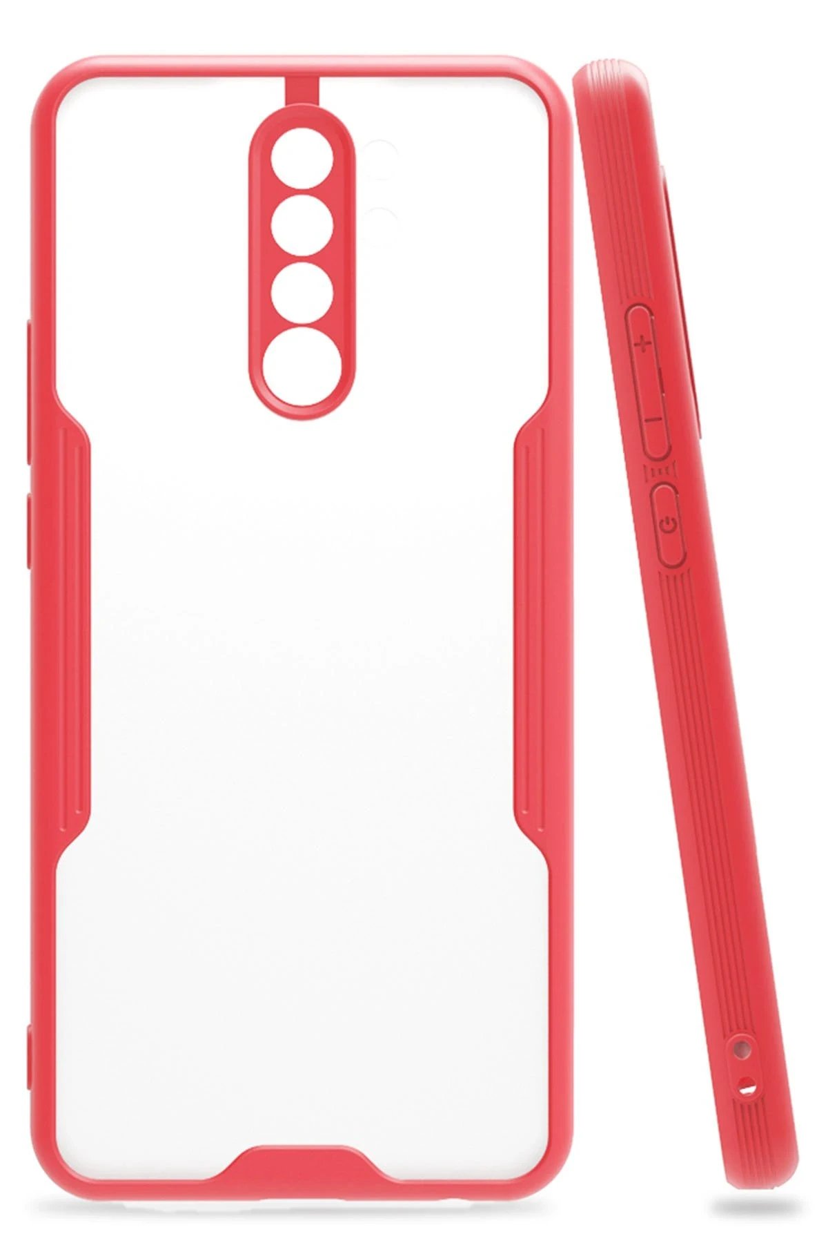 Xiaomi Redmi Note 8 Pro Kılıf Platin Silikon - Pembe-(5796)