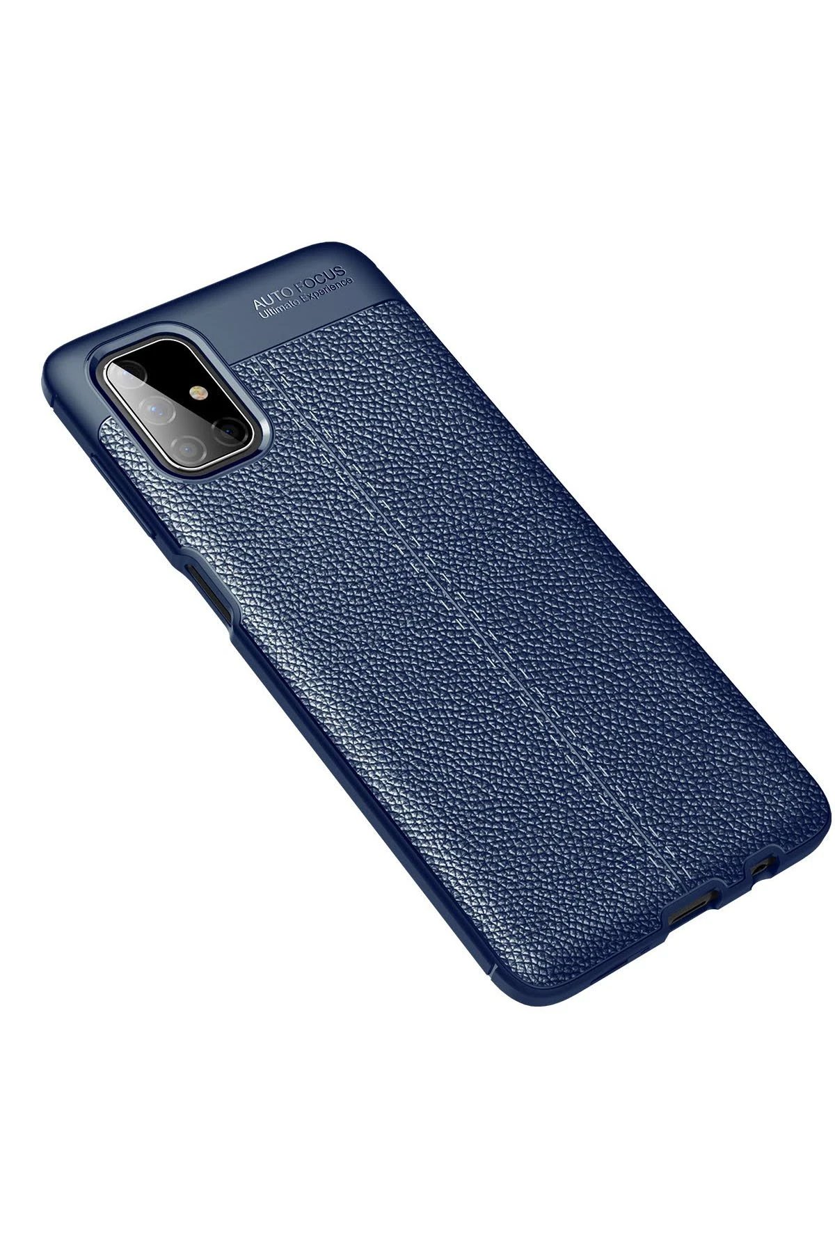 Samsung Galaxy M51 Kılıf Auto Focus Kapak - Lacivert-(5796)