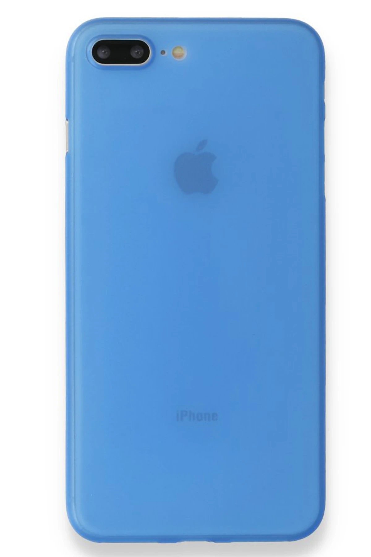 iPhone 8 Plus Kılıf PP Ultra İnce Kapak - Mavi-(5796)