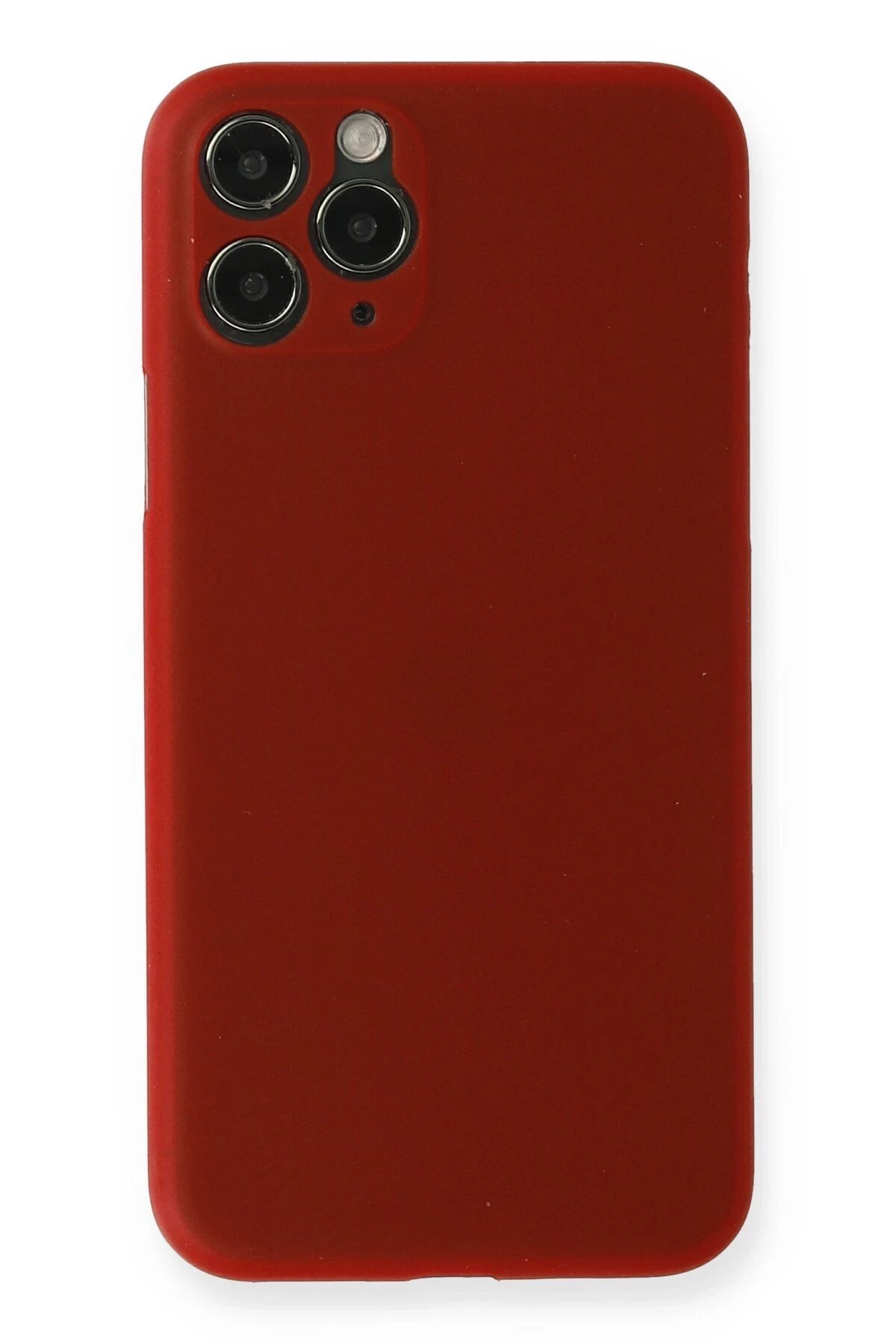 iPhone 11 Pro Kılıf PP Ultra İnce Kapak - Kırmızı-(5796)