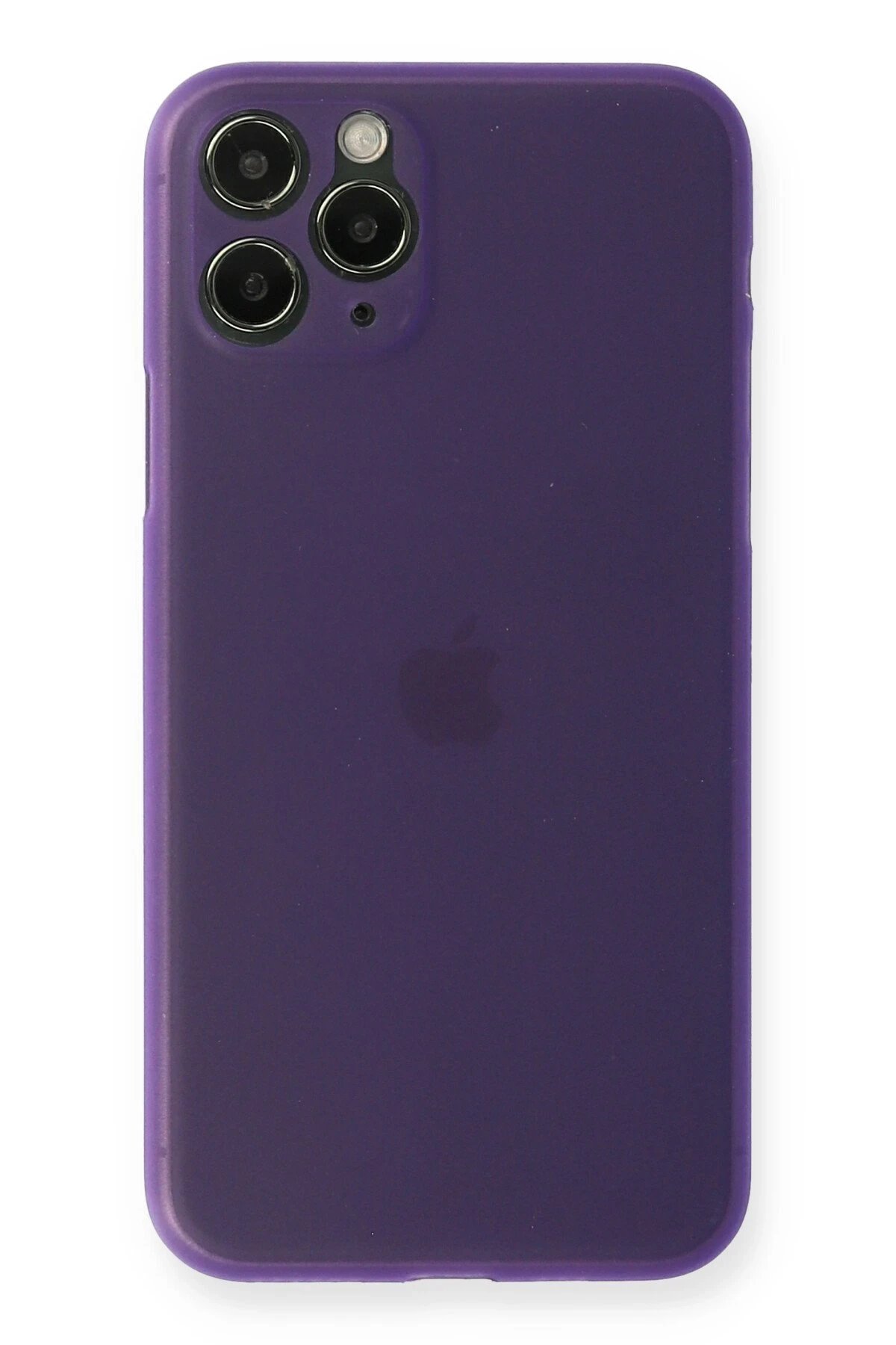 iPhone 11 Pro Max Kılıf PP Ultra İnce Kapak - Mor-(5796)