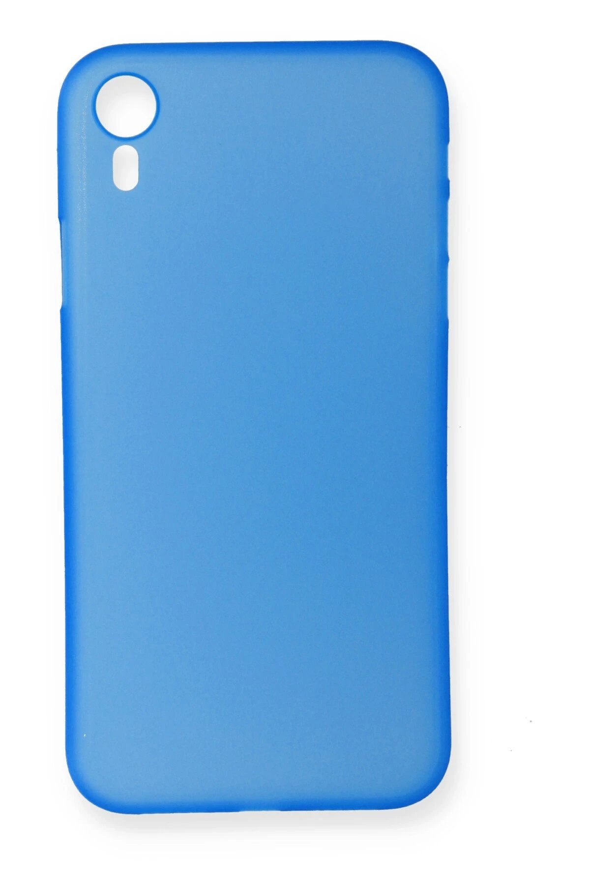 iPhone XR Kılıf PP Ultra İnce Kapak - Mavi-(5796)