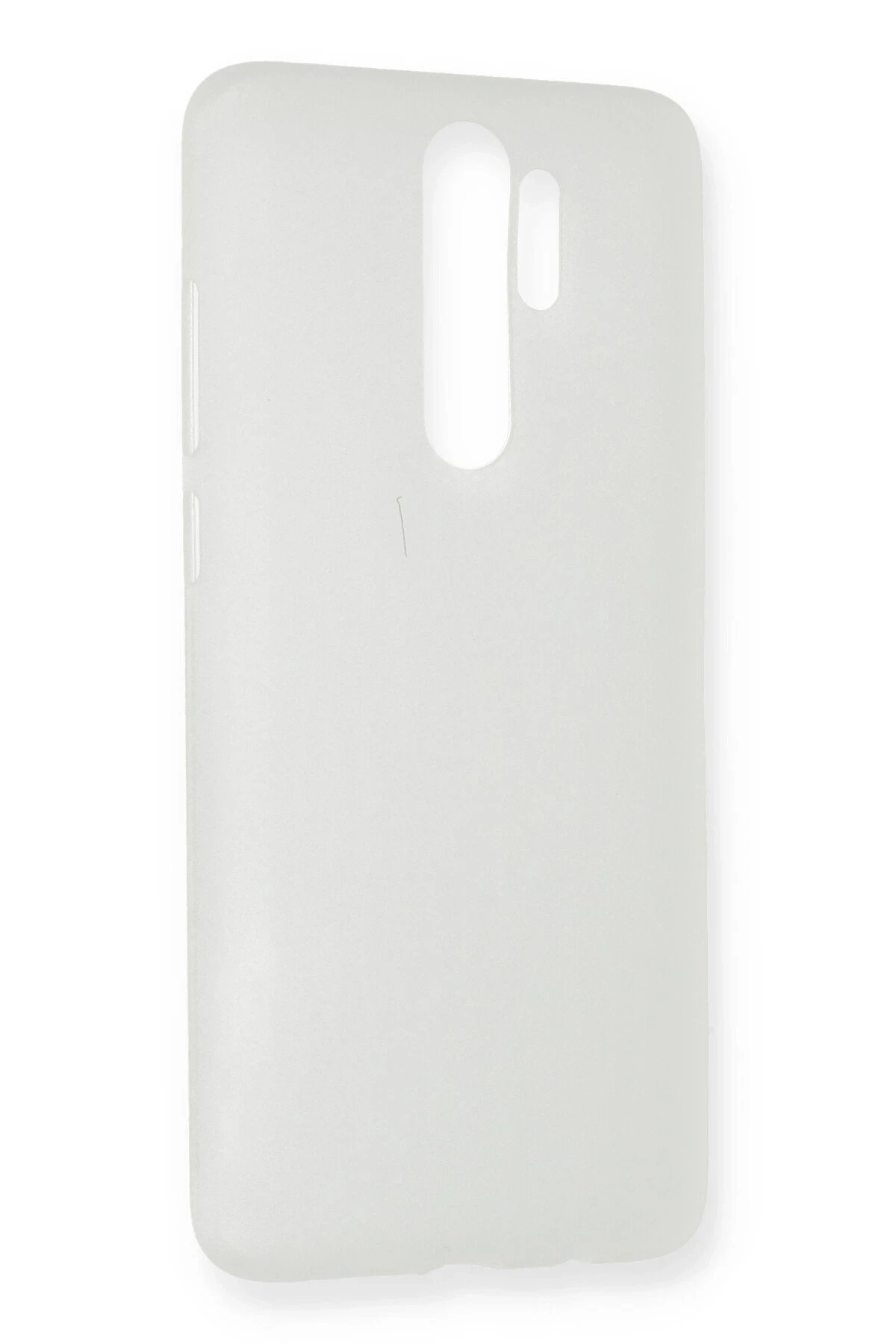 Xiaomi Redmi Note 8 Pro Kılıf PP Ultra İnce Kapak - Beyaz-(5796)