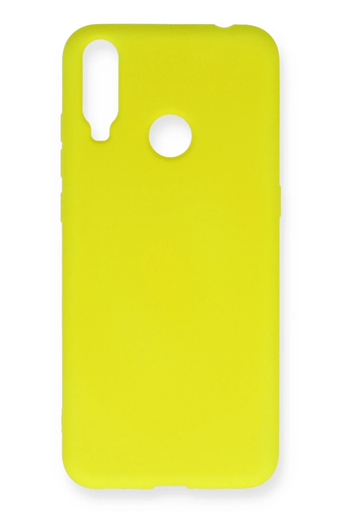 General Mobile GM 10 Kılıf Nano içi Kadife Silikon - Sarı-(5796)