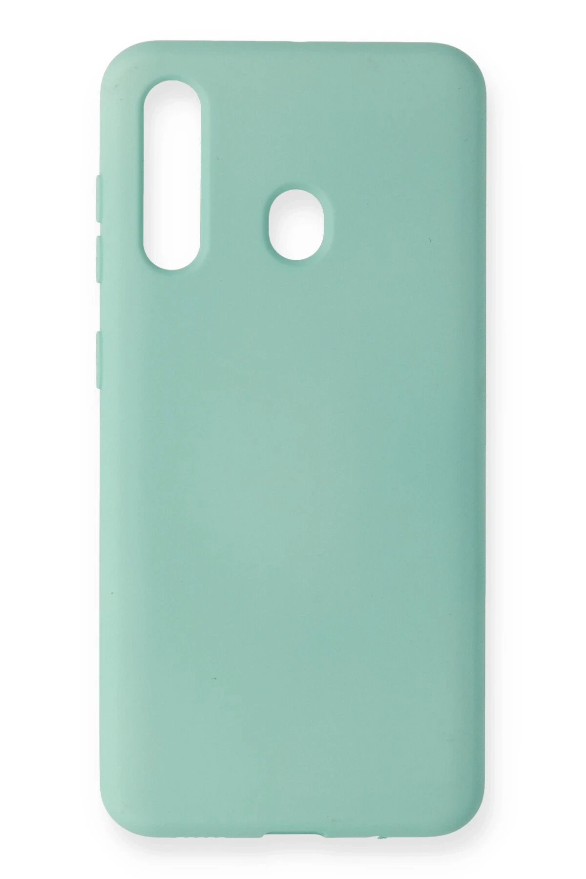 Samsung Galaxy M40 Kılıf Nano içi Kadife Silikon - Turkuaz-(5796)