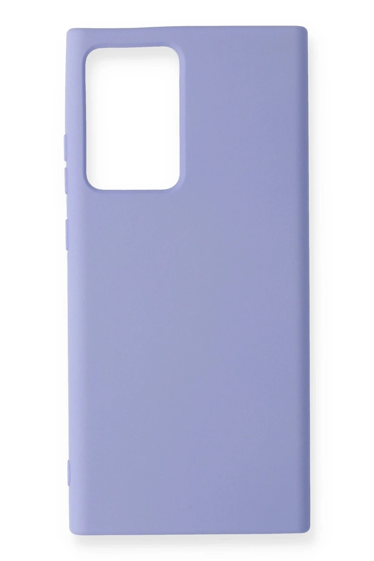 Samsung Galaxy Note 20 Ultra Kılıf Nano içi Kadife Silikon - Lila-(5796)