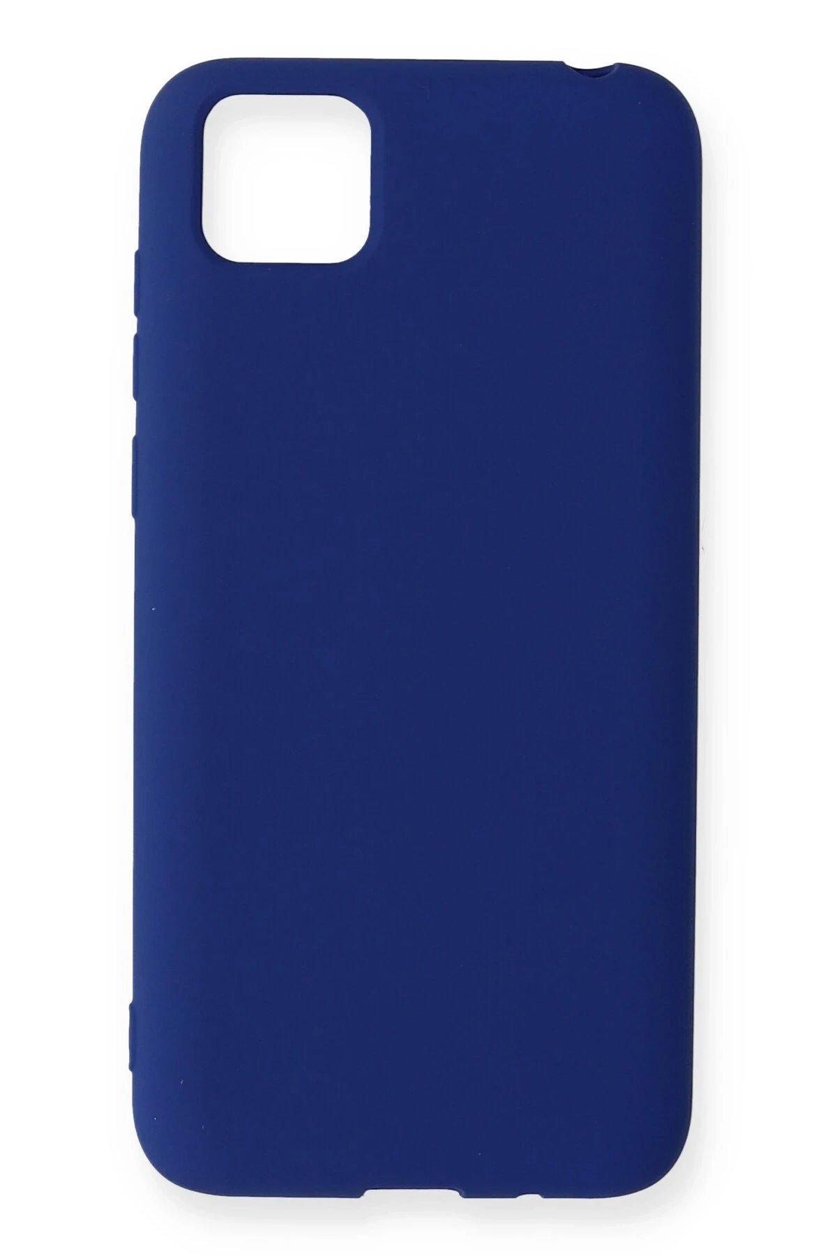 Huawei Y5P Kılıf Nano içi Kadife Silikon - Lacivert-(5796)