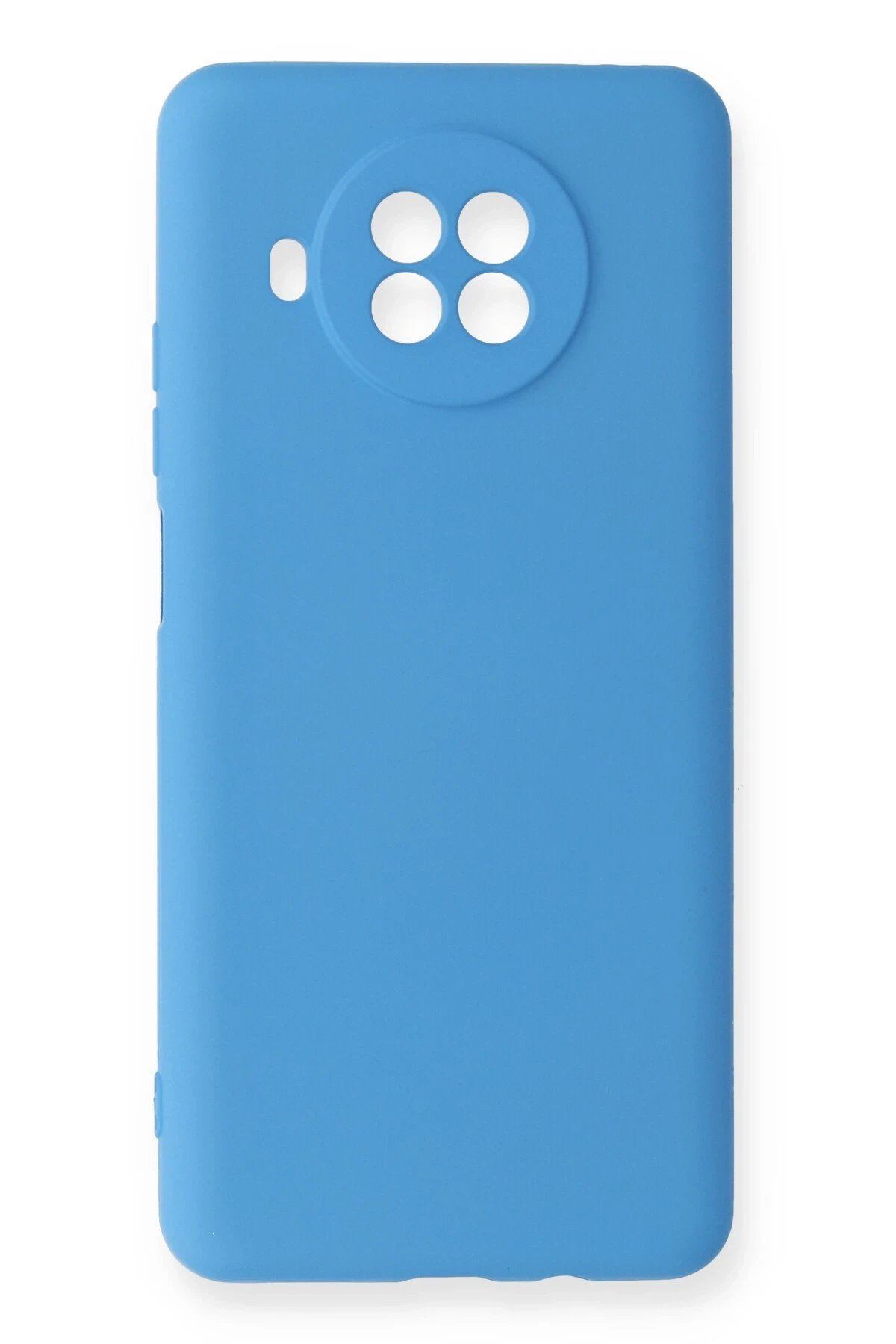 Xiaomi Mi 10T Lite Kılıf Nano içi Kadife Silikon - Mavi-(5796)