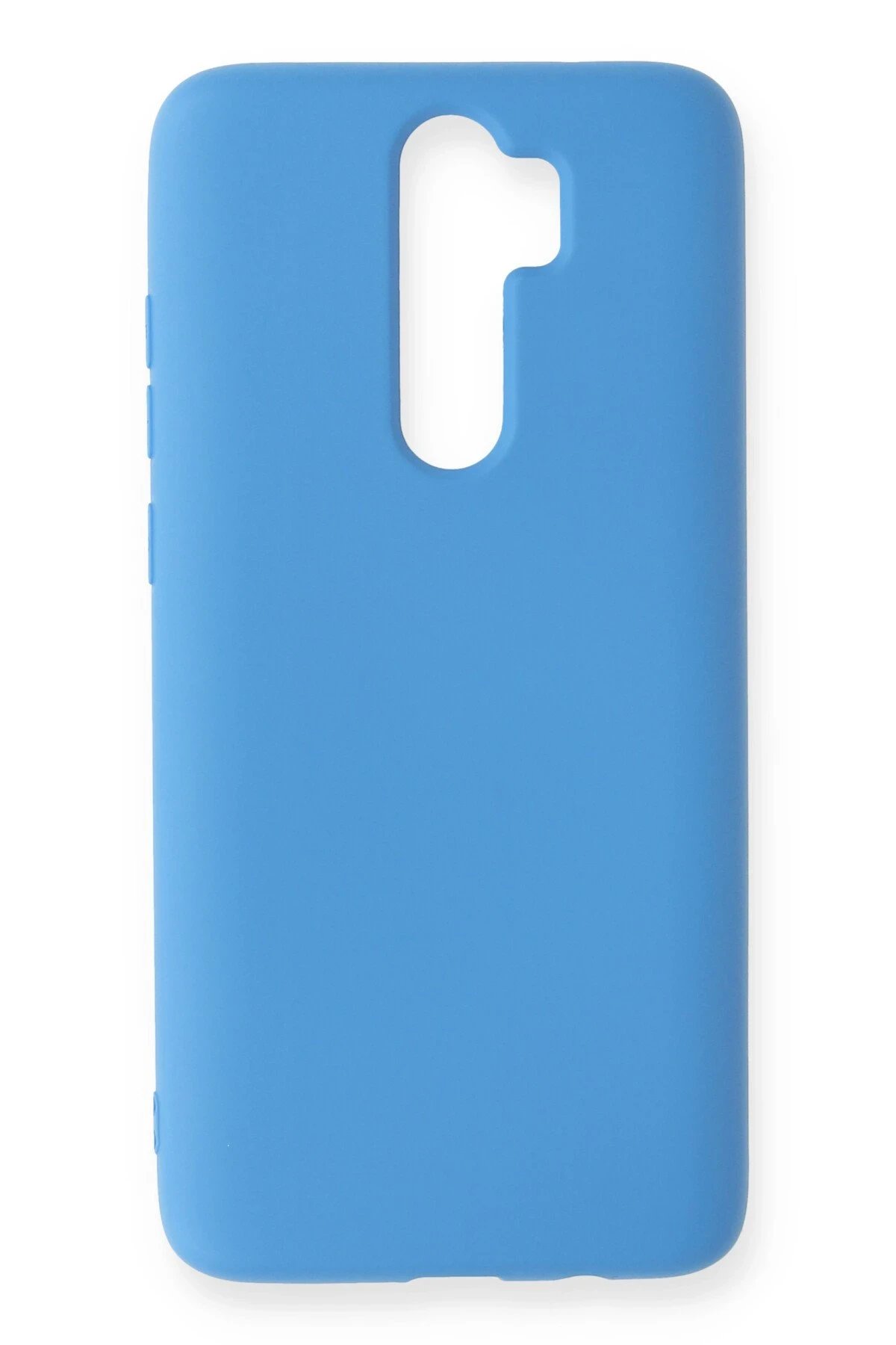 Xiaomi Redmi Note 8 Pro Kılıf Nano içi Kadife Silikon - Mavi-(5796)