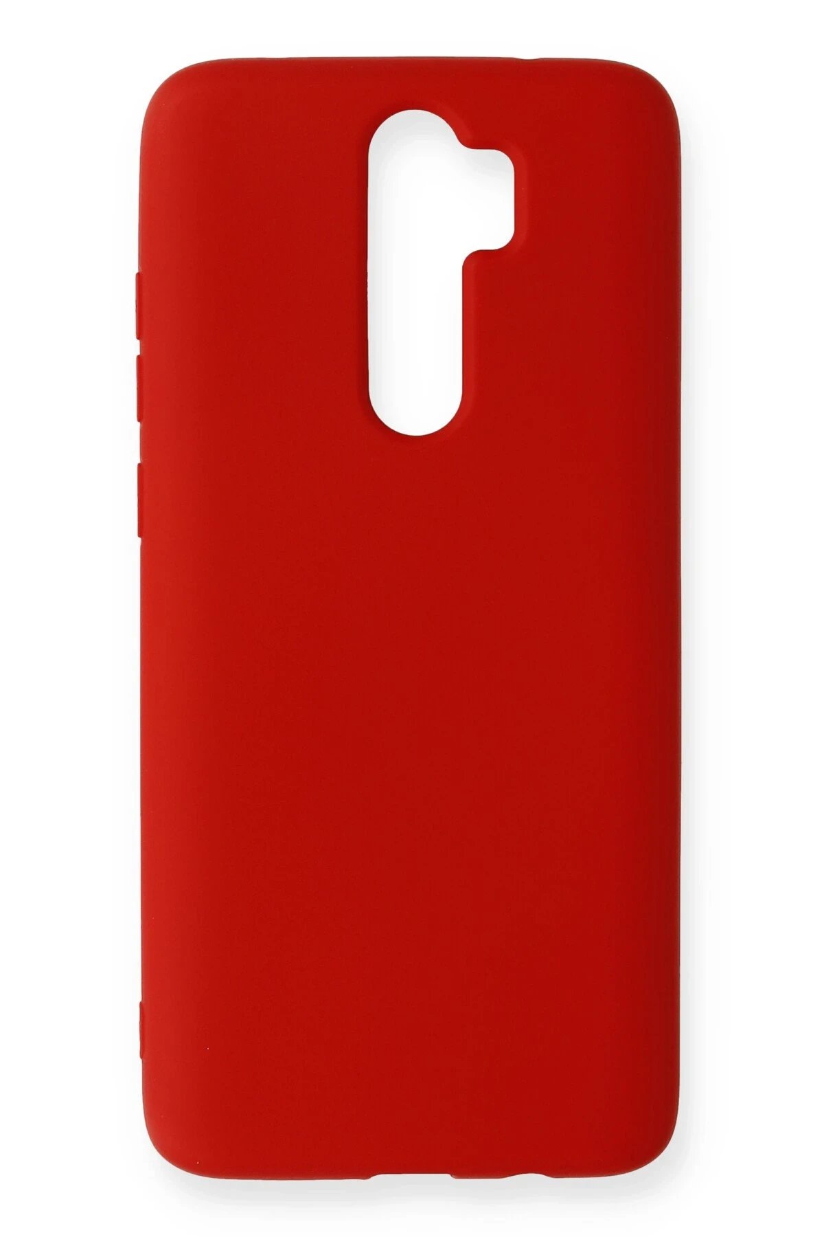 Xiaomi Redmi Note 8 Pro Kılıf Nano içi Kadife Silikon - Kırmızı-(5796)