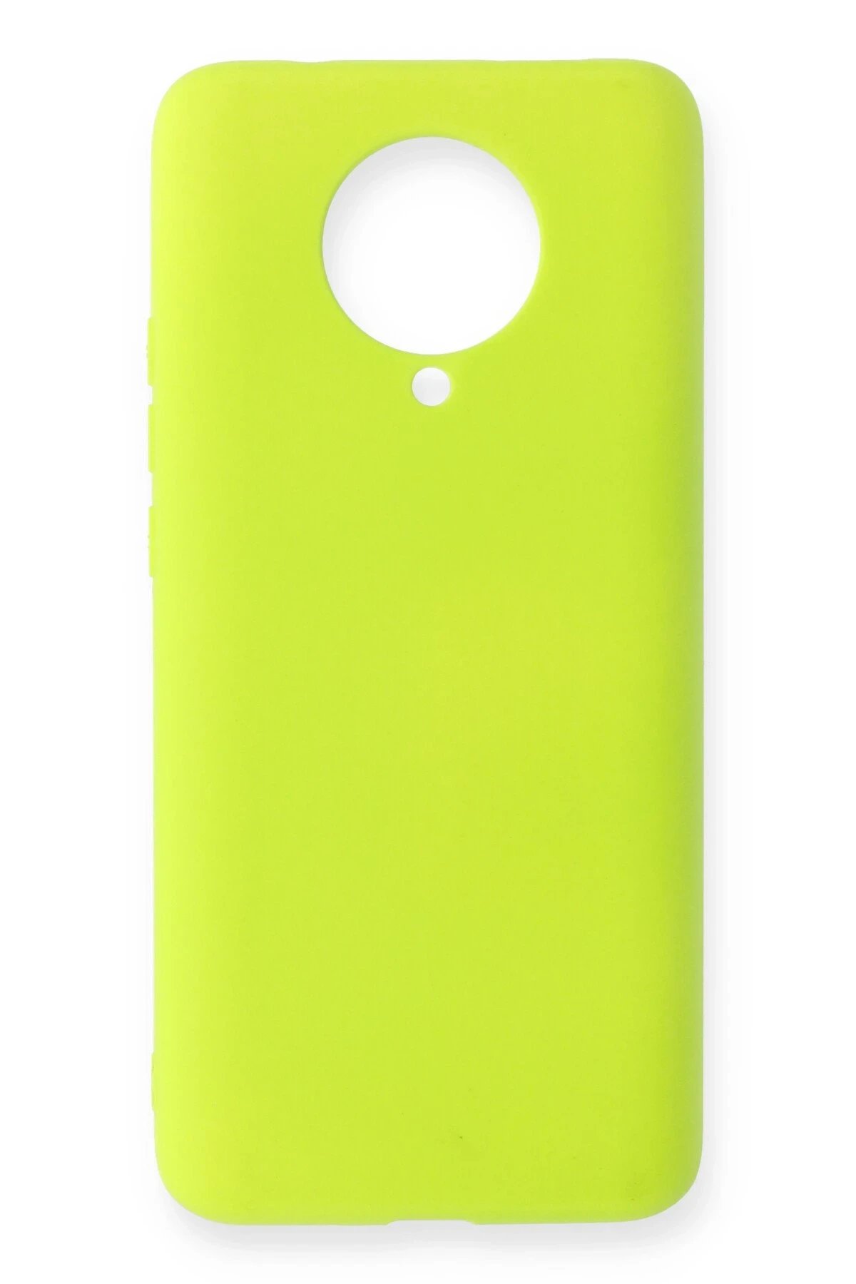 Xiaomi Redmi K30 Pro Kılıf Nano içi Kadife Silikon - Sarı-(5796)