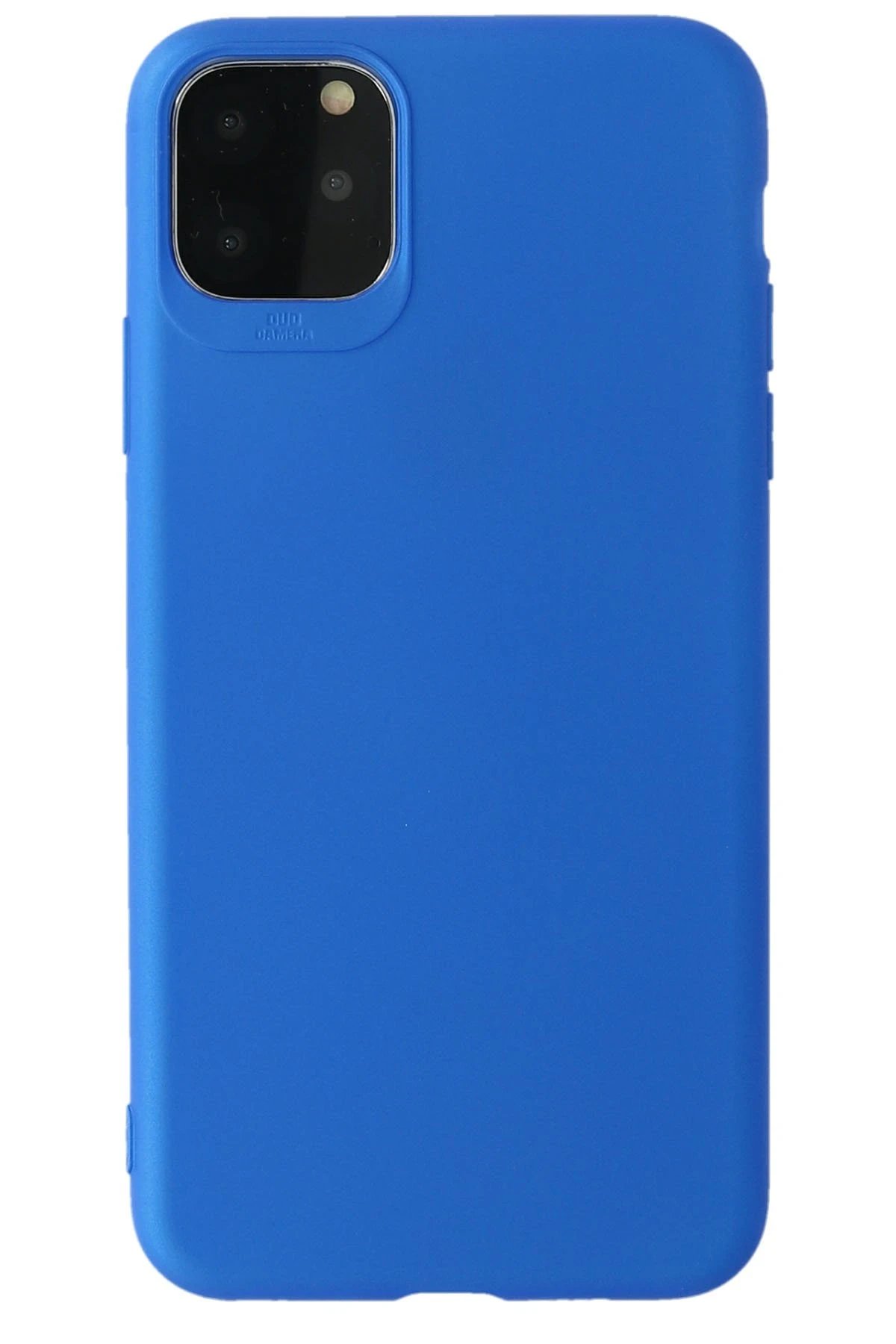 iPhone 11 Pro Kılıf First Silikon - Mavi-(5796)