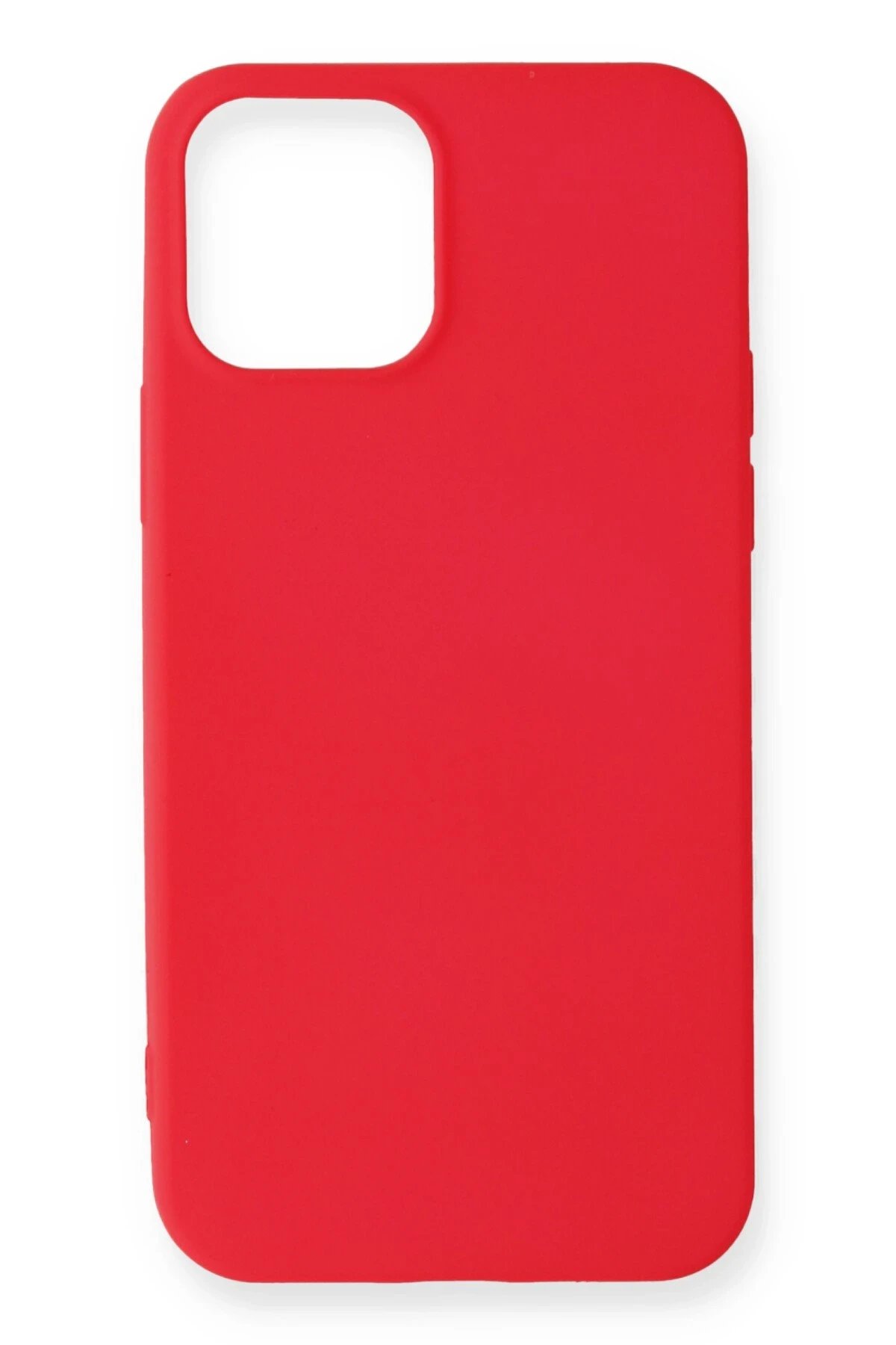 iPhone 12 Mini Kılıf First Silikon - Kırmızı-(5796)