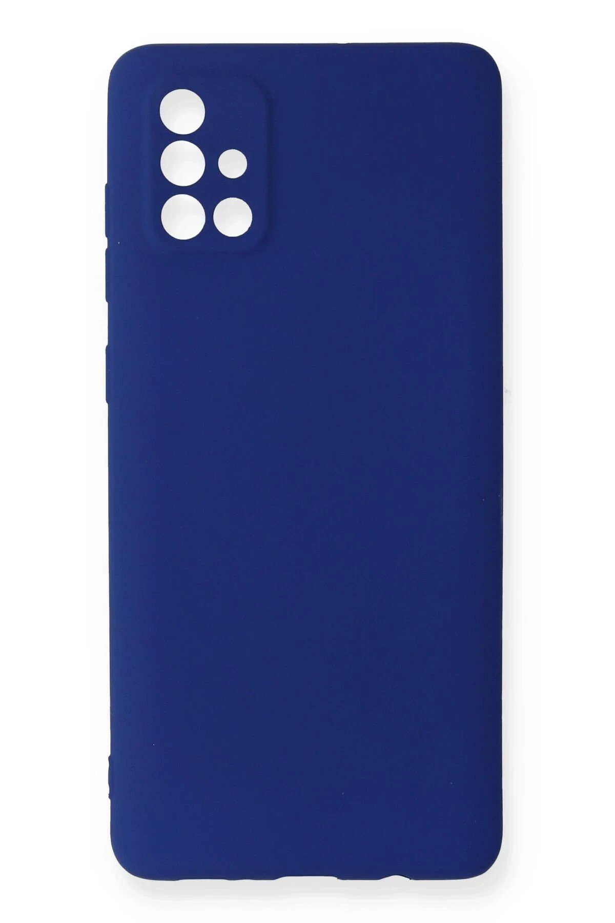 Samsung Galaxy A71 Kılıf First Silikon - Lacivert-(5796)