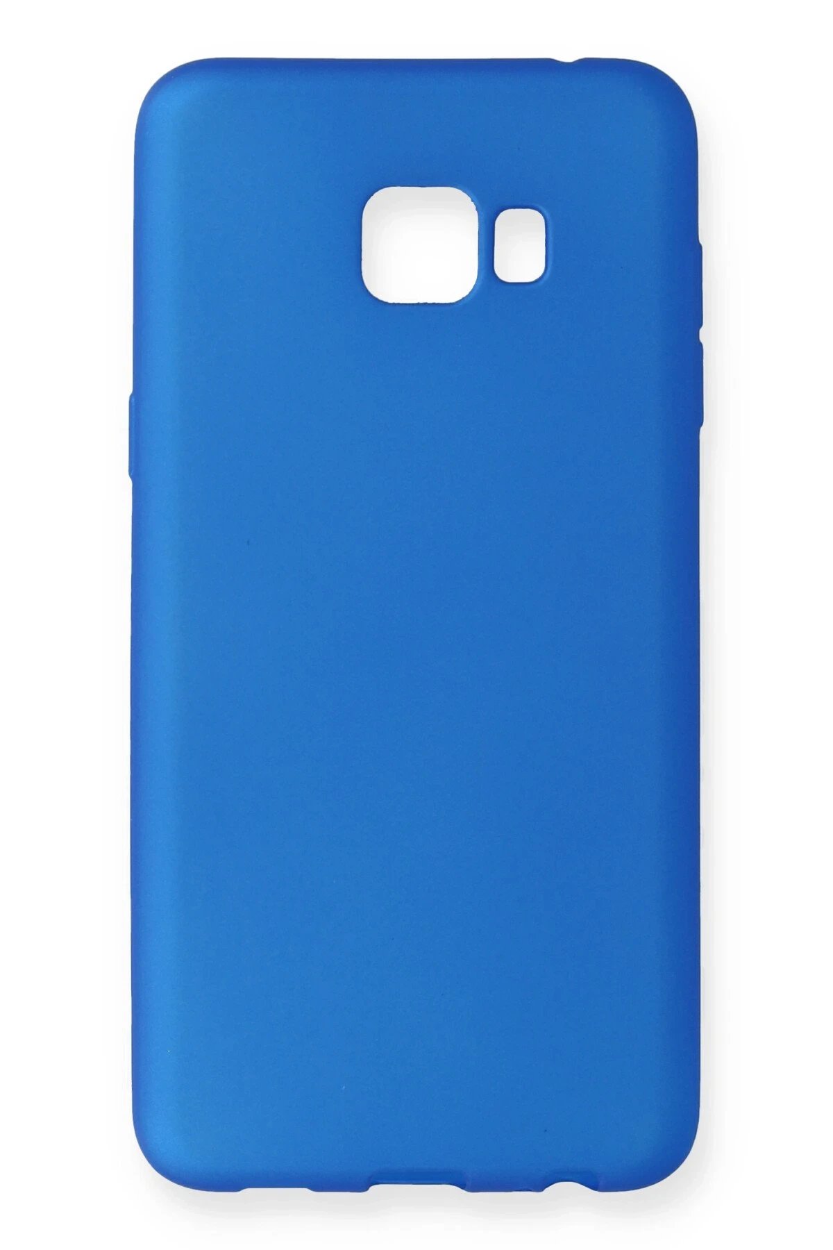 Samsung Galaxy C5 Pro Kılıf First Silikon - Mavi-(5796)