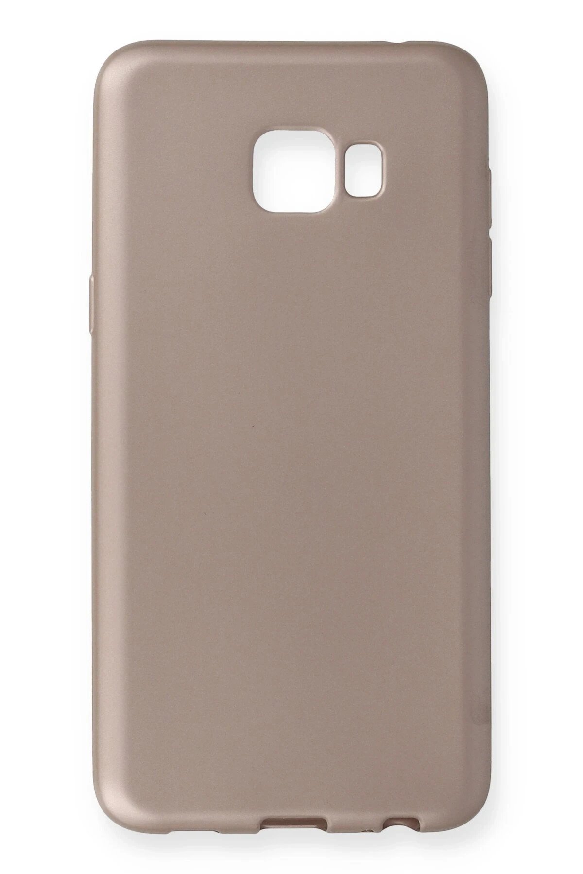 Samsung Galaxy C5 Pro Kılıf First Silikon - Rose Gold-(5796)