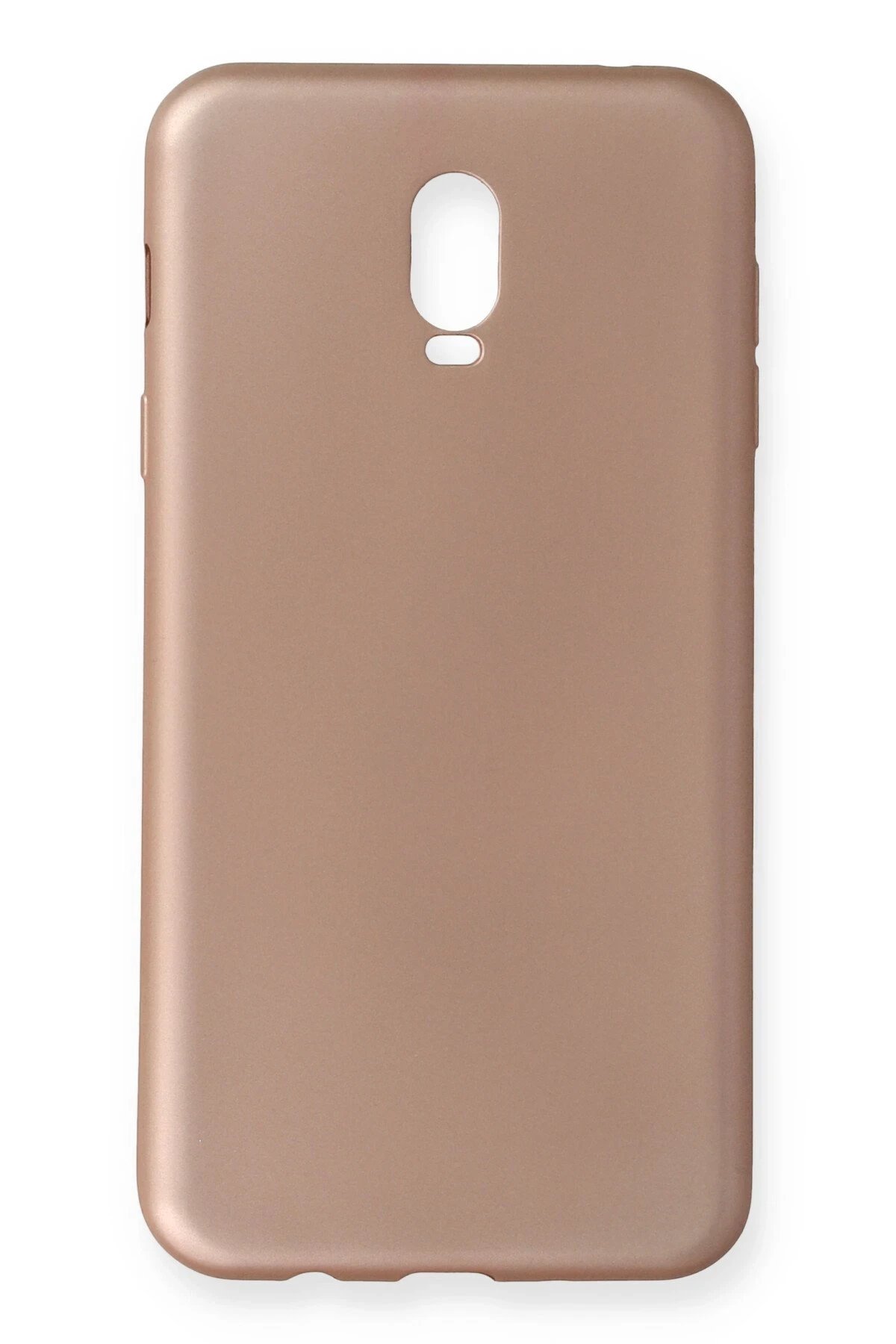 Samsung Galaxy C8 Kılıf First Silikon - Rose Gold-(5796)