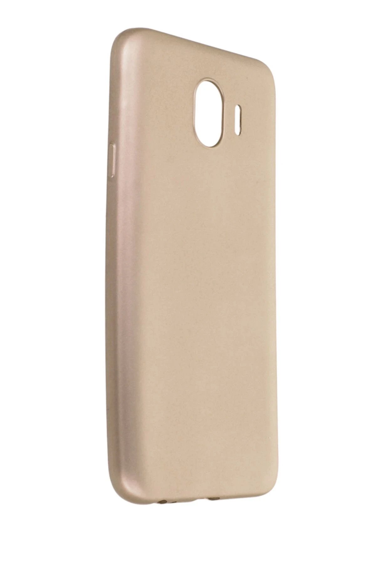 Samsung Galaxy J4 Kılıf First Silikon - Gold-(5796)