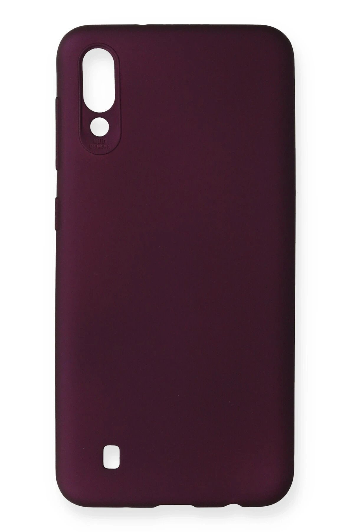 Samsung Galaxy M10 Kılıf First Silikon - Mürdüm-(5796)