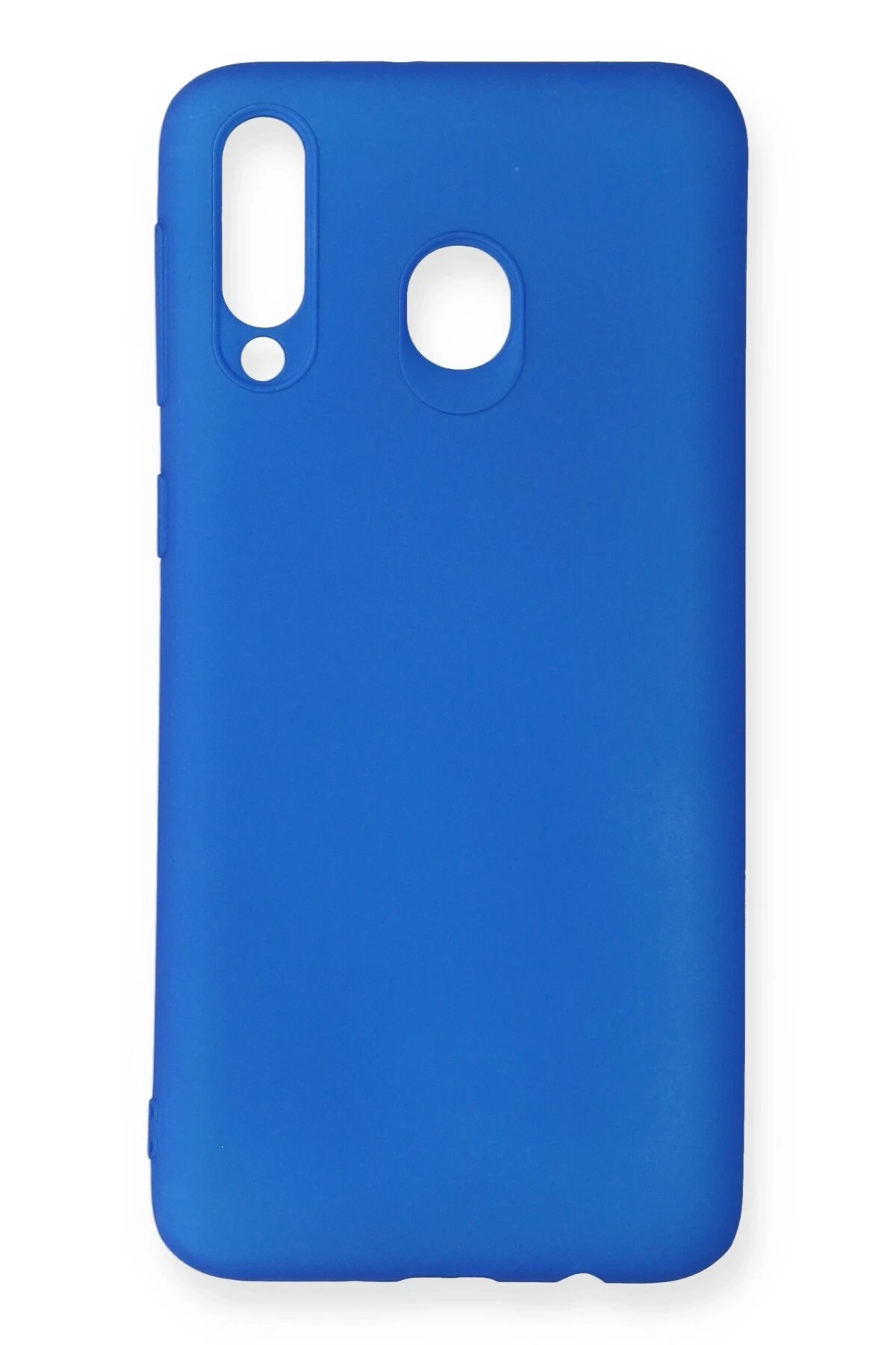 Samsung Galaxy M30 Kılıf First Silikon - Mavi-(5796)