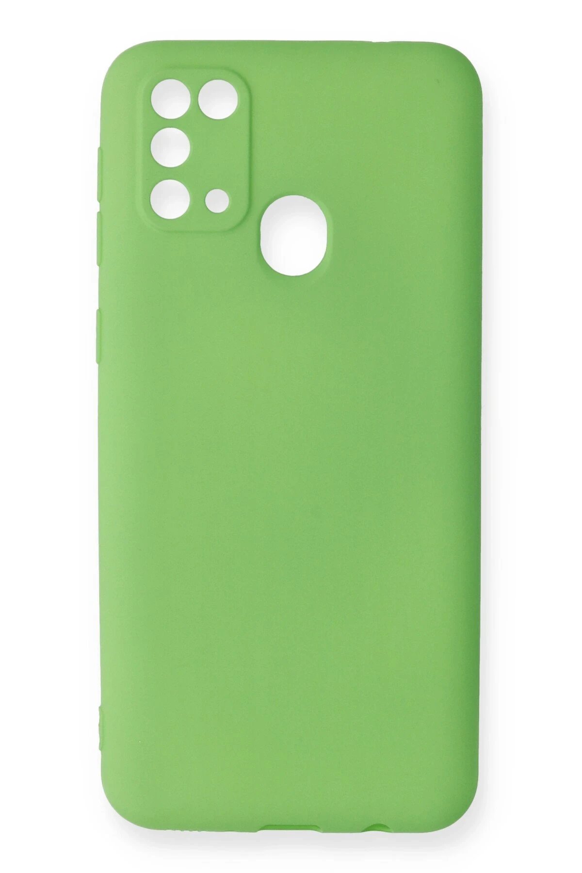 Samsung Galaxy M31 Kılıf First Silikon - Yeşil-(5796)