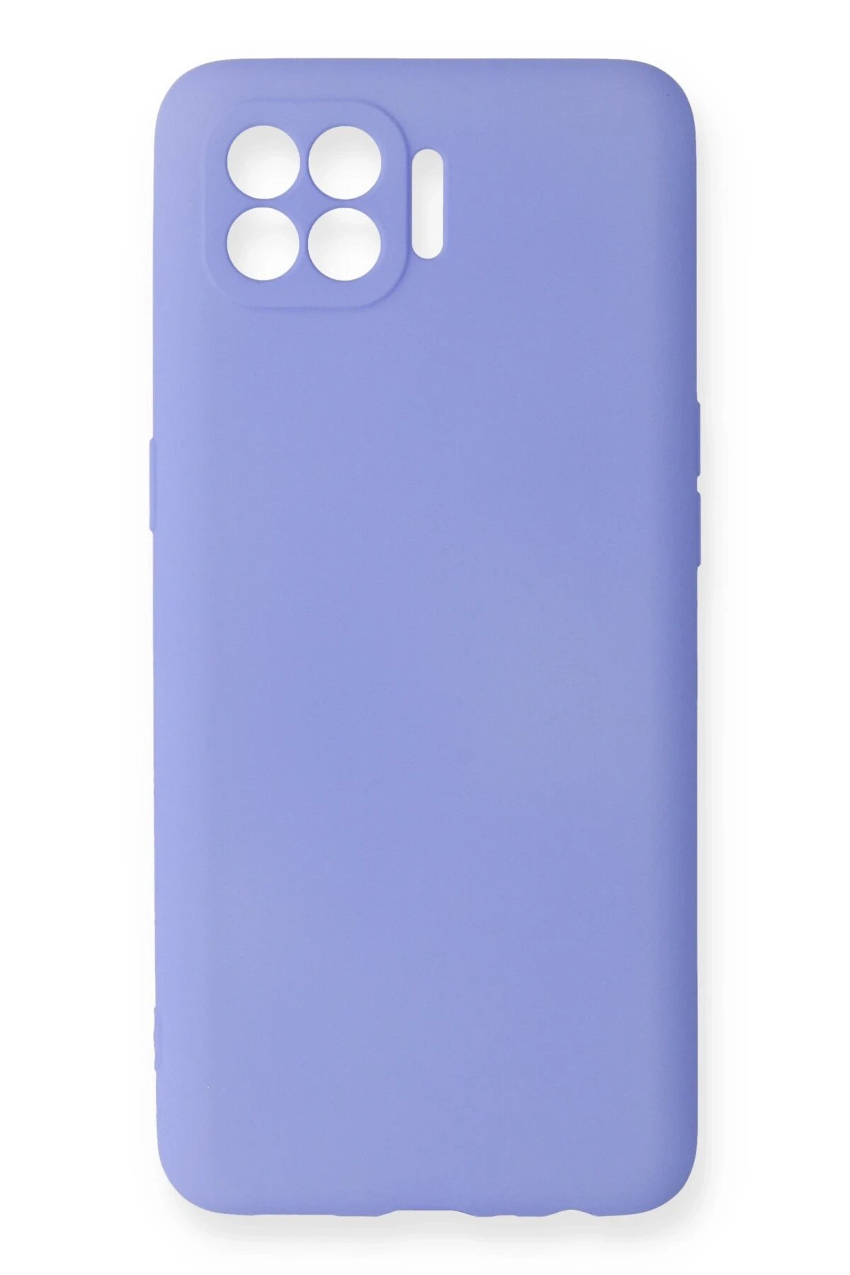 Oppo Reno 4 Lite Kılıf First Silikon - Lila-(5796)