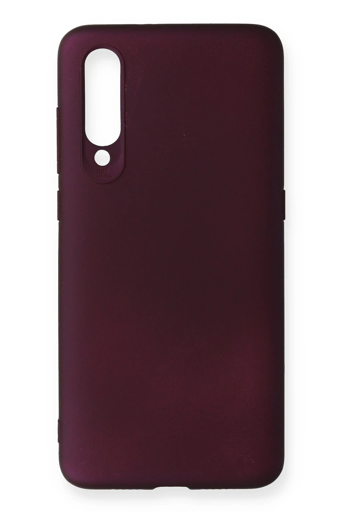 Xiaomi Mi 9 Kılıf First Silikon - Mürdüm-(5796)