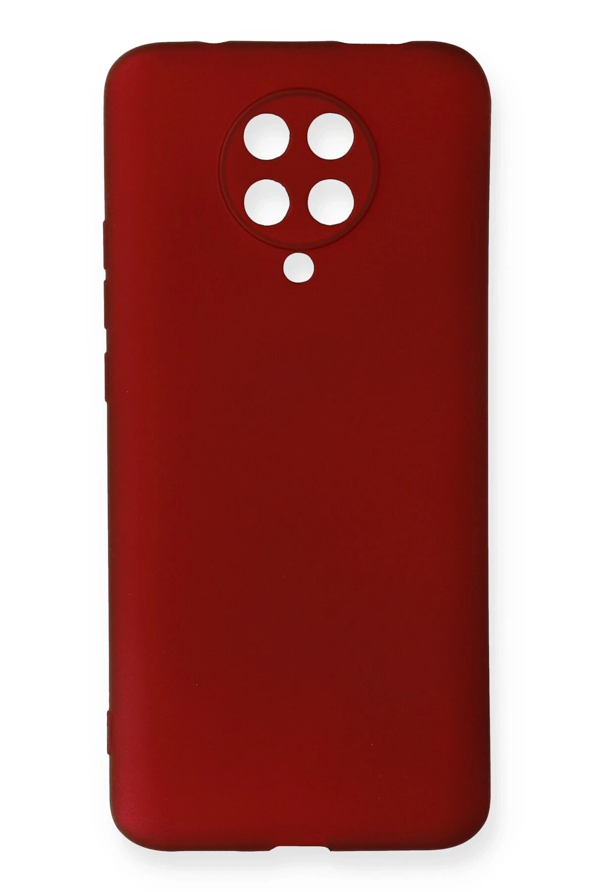 Xiaomi K30 Pro Kılıf First Silikon - Bordo-(5796)