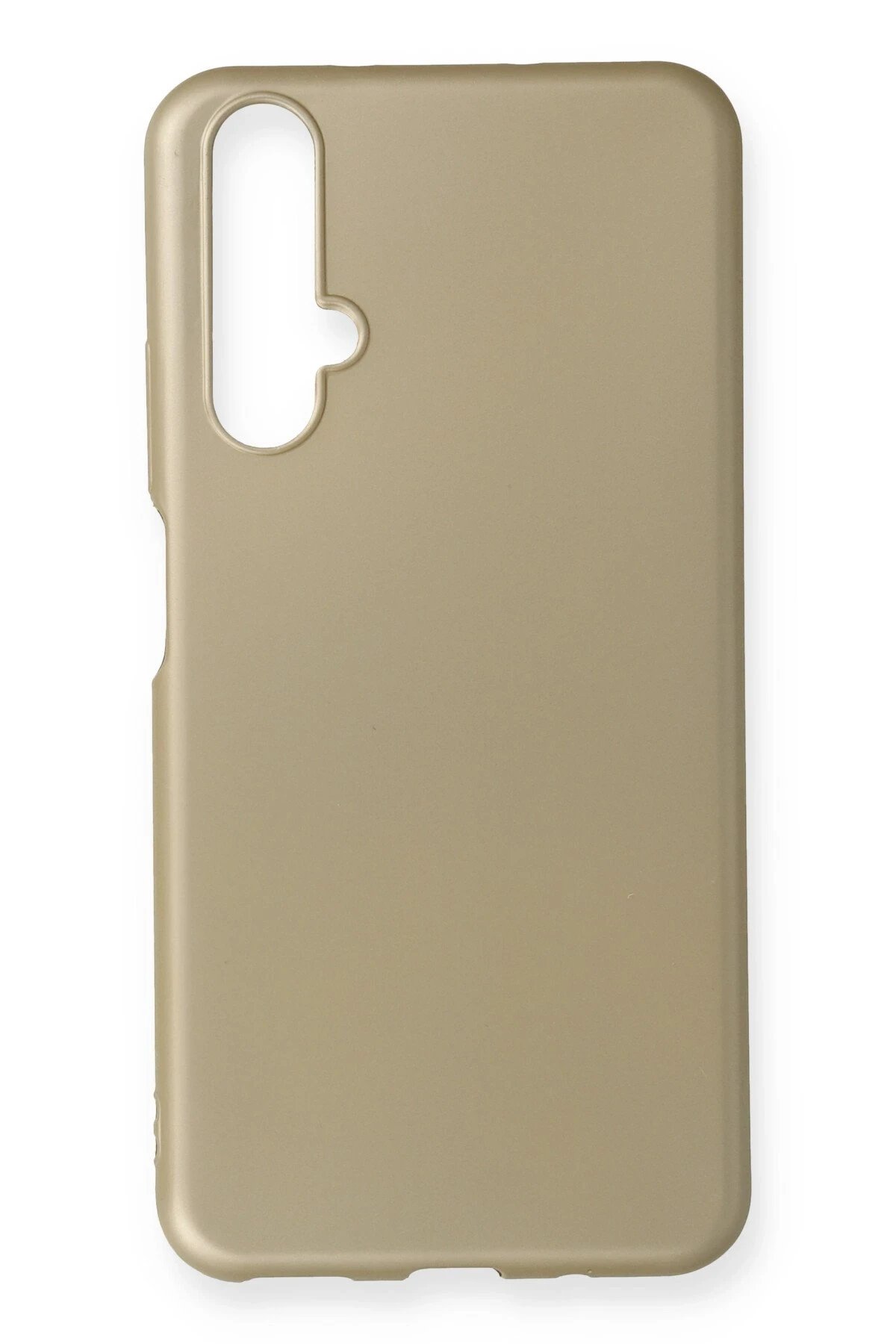 Huawei Honor 20 Kılıf First Silikon - Gold-(5796)