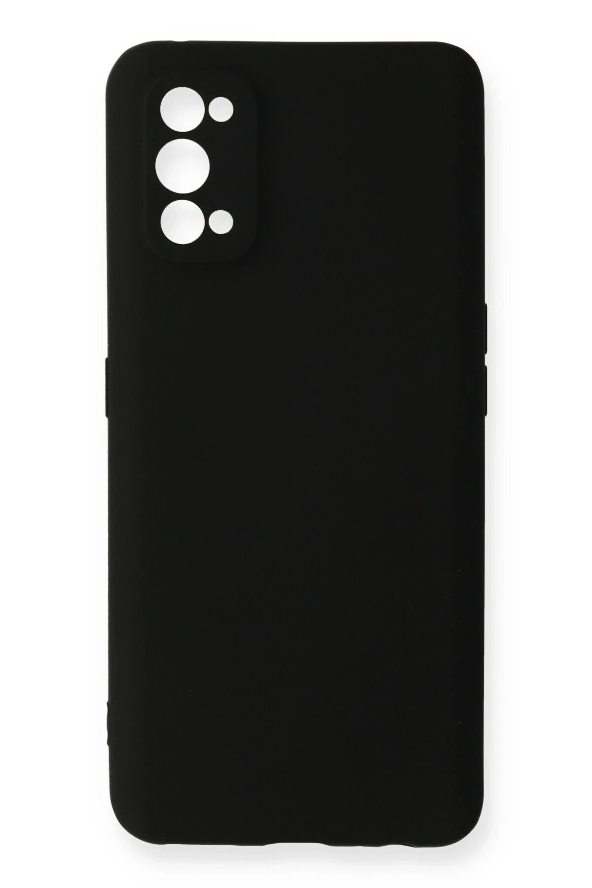 Realme 7 Pro Kılıf First Silikon - Siyah-(5796)