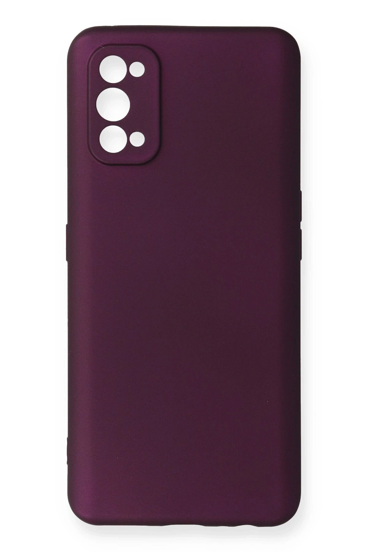 Realme 7 Pro Kılıf First Silikon - Mürdüm-(5796)