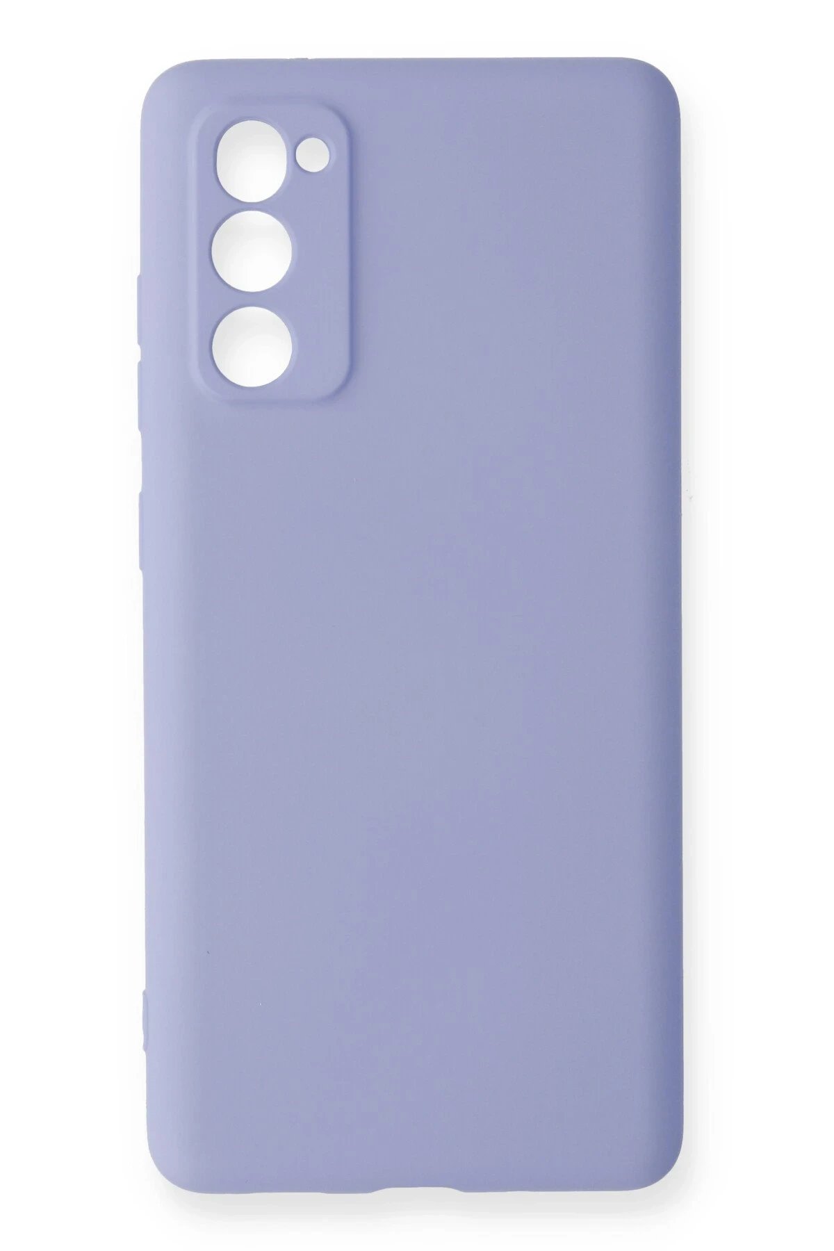 Samsung Galaxy S20 FE Kılıf Nano içi Kadife Silikon - Lila-(5796)