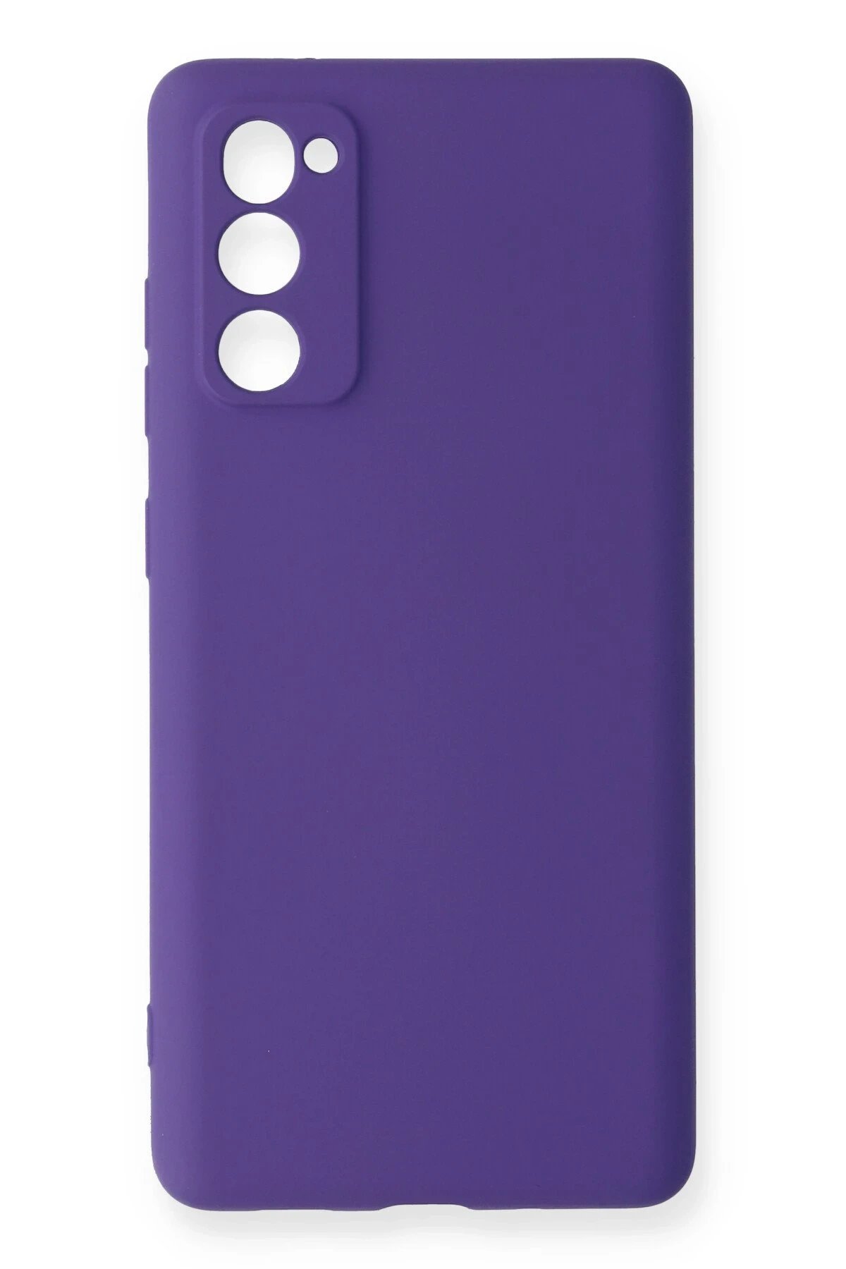 Samsung Galaxy S20 FE Kılıf Nano içi Kadife Silikon - Mor-(5796)