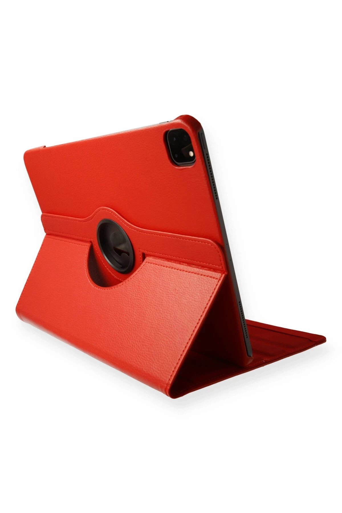 iPad Pro 11 (2020) Kılıf 360 Tablet Deri Kılıf - Kırmızı-(5796)