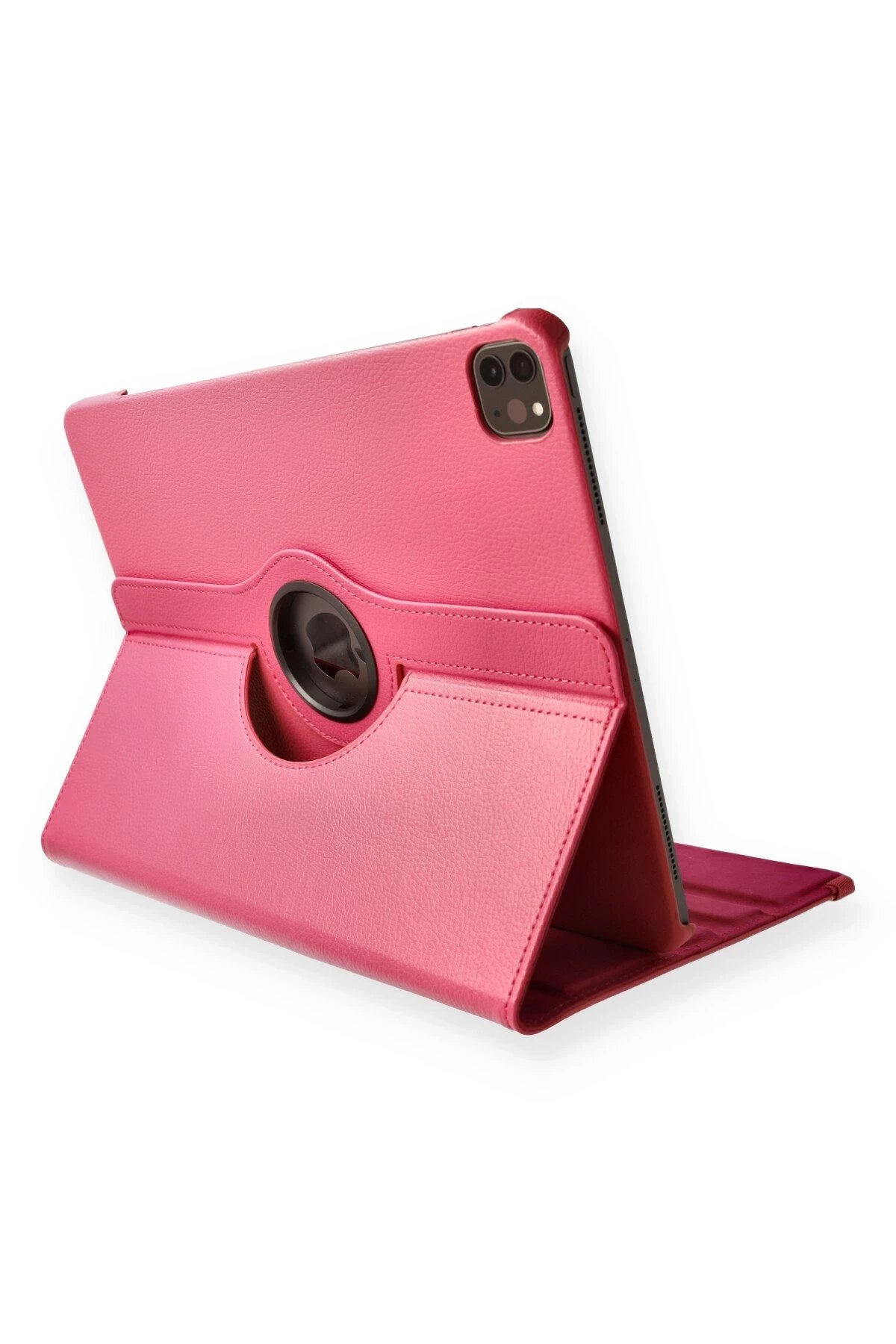 iPad Pro 11 (2020) Kılıf 360 Tablet Deri Kılıf - Pembe-(5796)