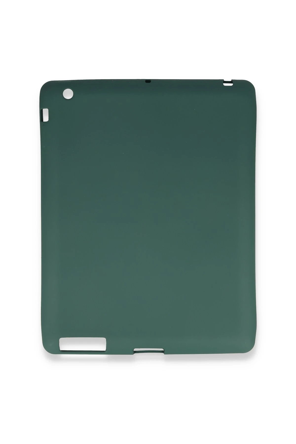 iPad 4 9.7 Kılıf Evo Tablet Silikon - Yeşil-(5796)