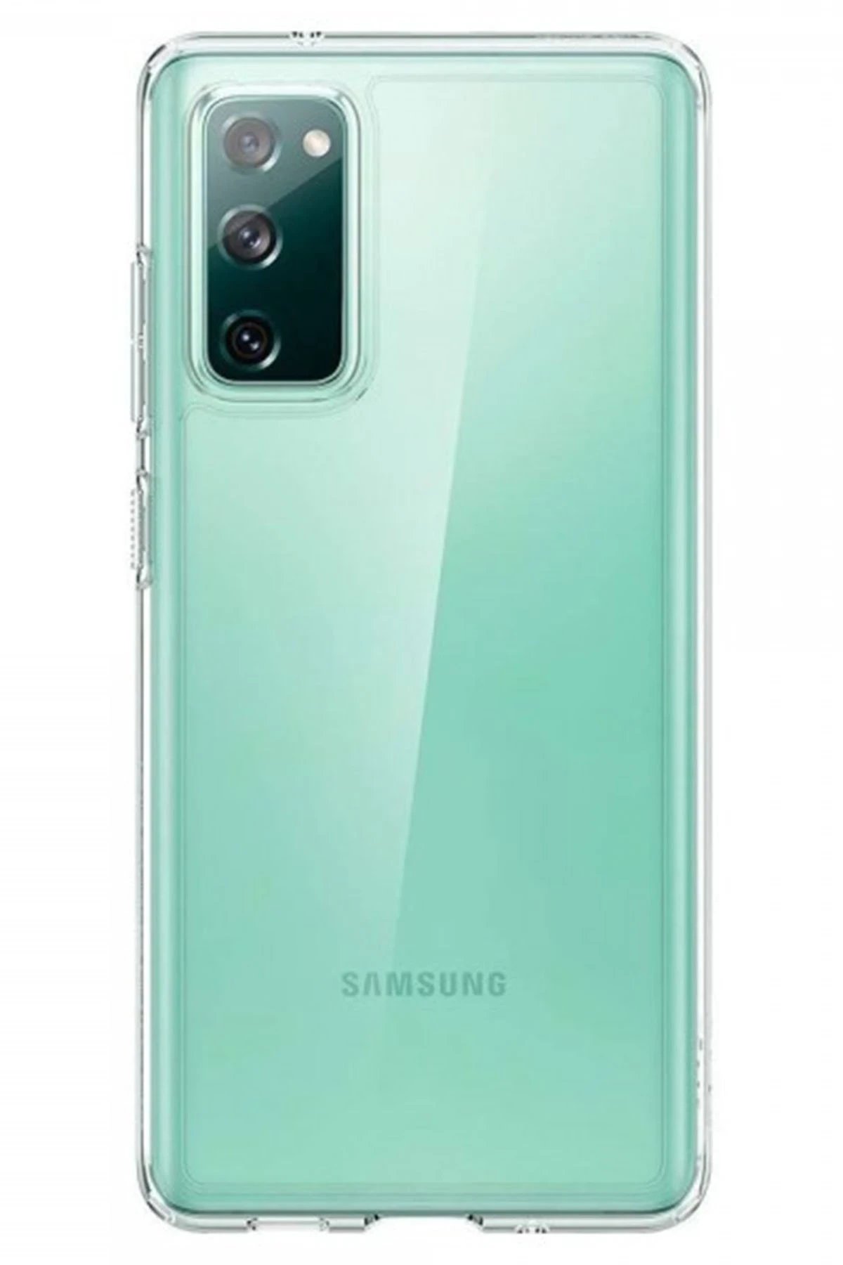 Samsung Galaxy S20 FE Kılıf Lüx Şeffaf Silikon-(5796)