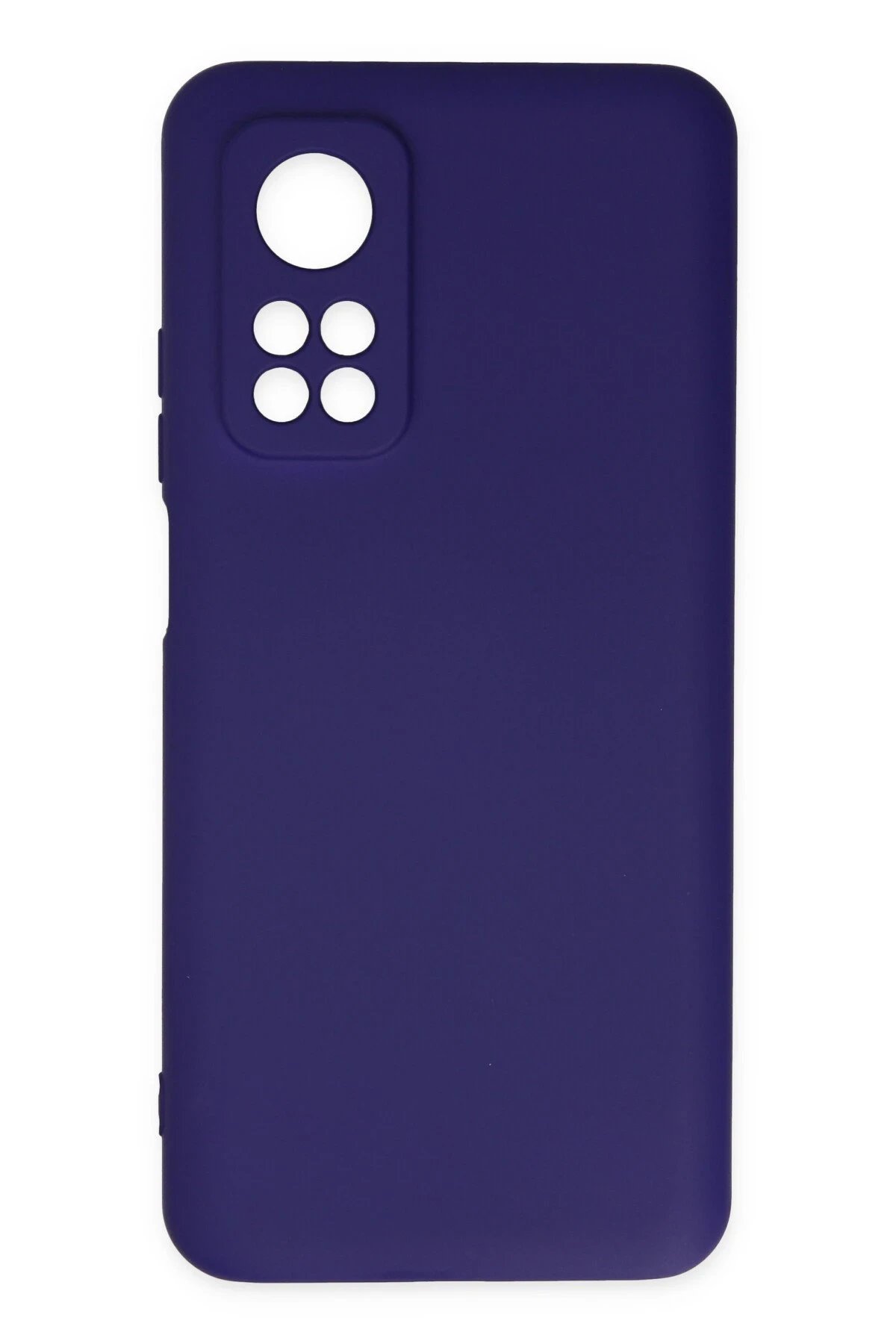 Xiaomi Mi 10T Kılıf Nano içi Kadife Silikon - Mor-(5796)