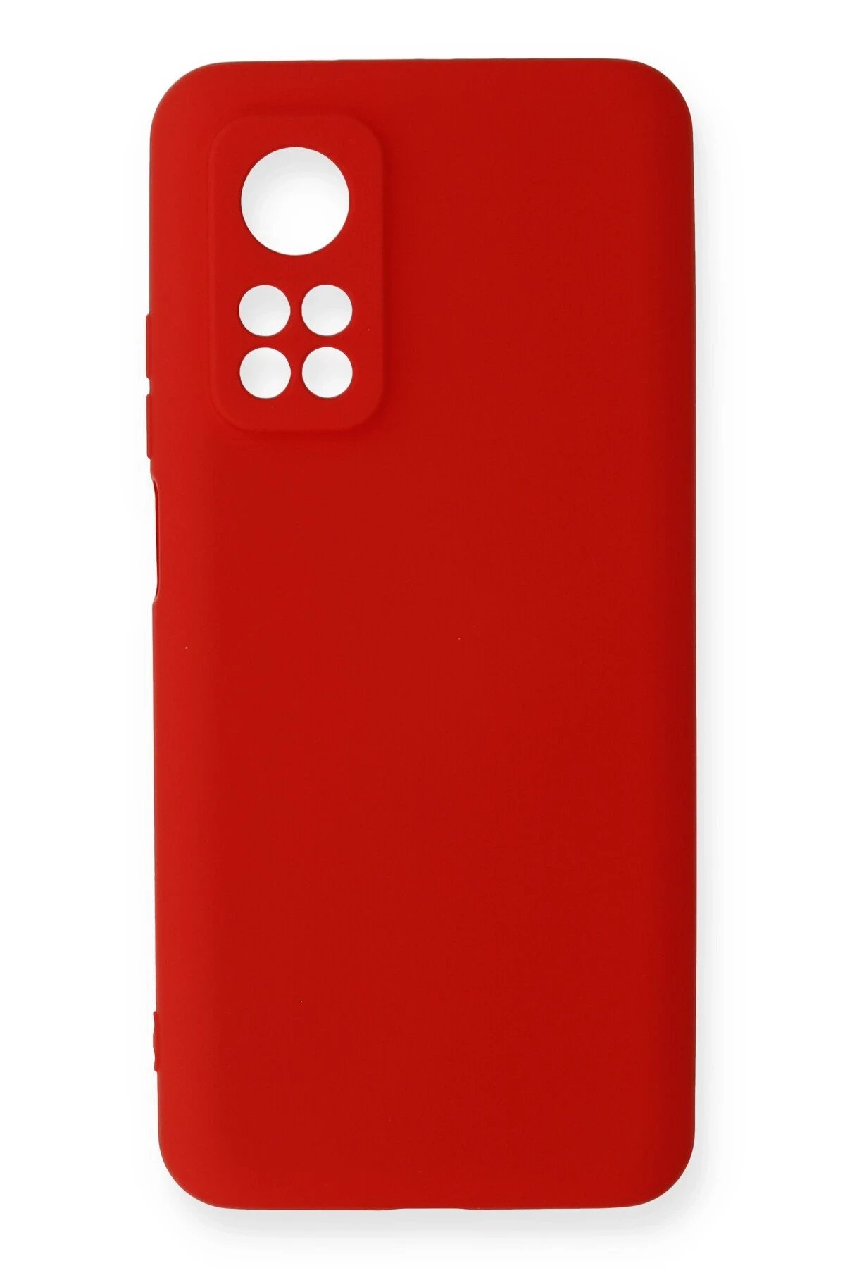Xiaomi Mi 10T Kılıf Nano içi Kadife Silikon - Kırmızı-(5796)