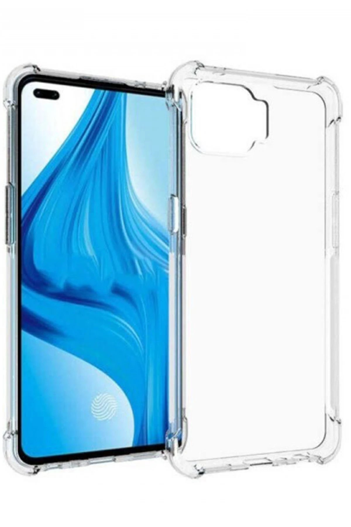 Oppo Reno 4 Lite Kılıf Olex Tpu Silikon - Şeffaf-(5796)