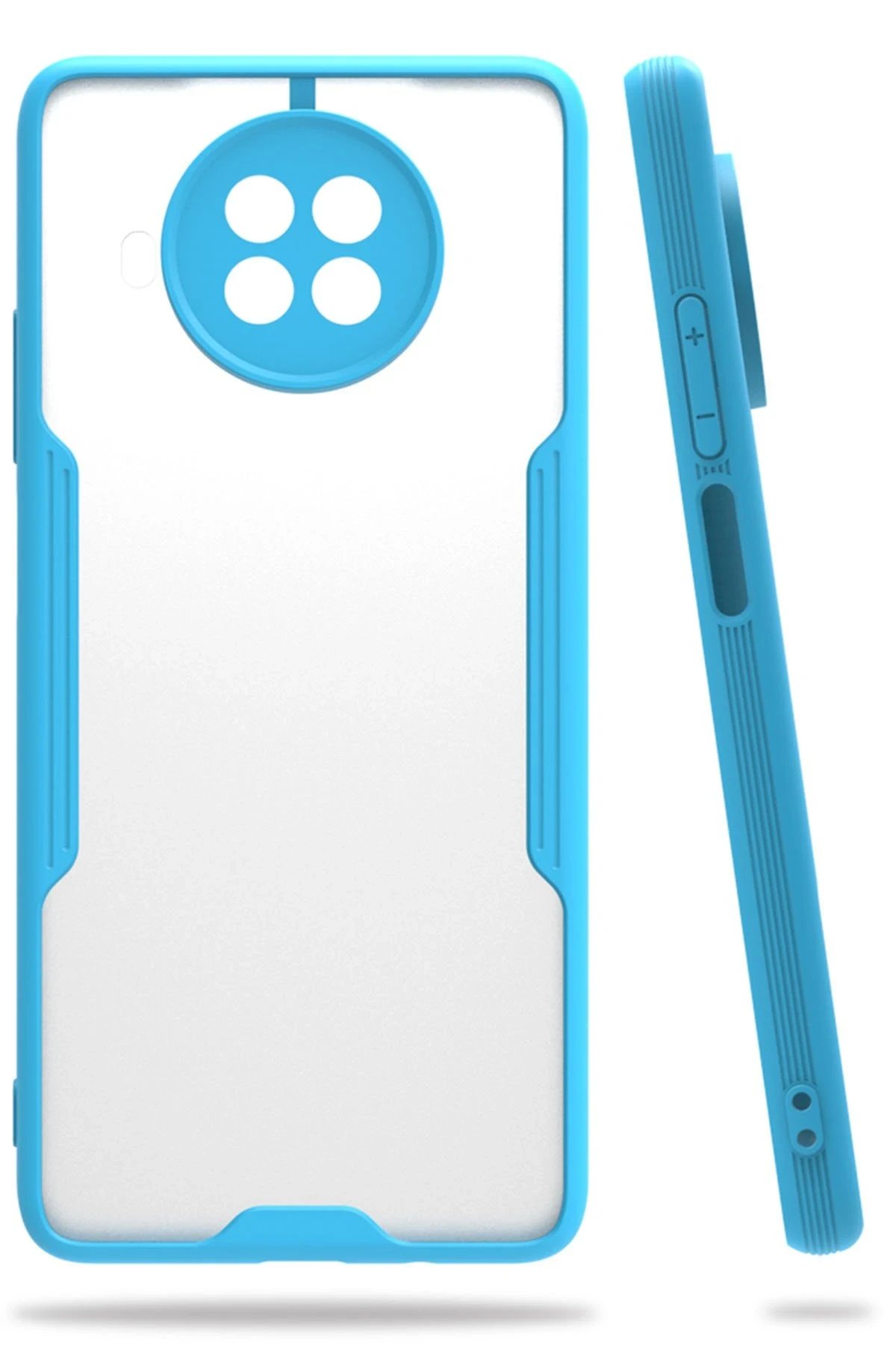 Xiaomi Mi 10T Lite Kılıf Platin Silikon - Mavi-(5796)