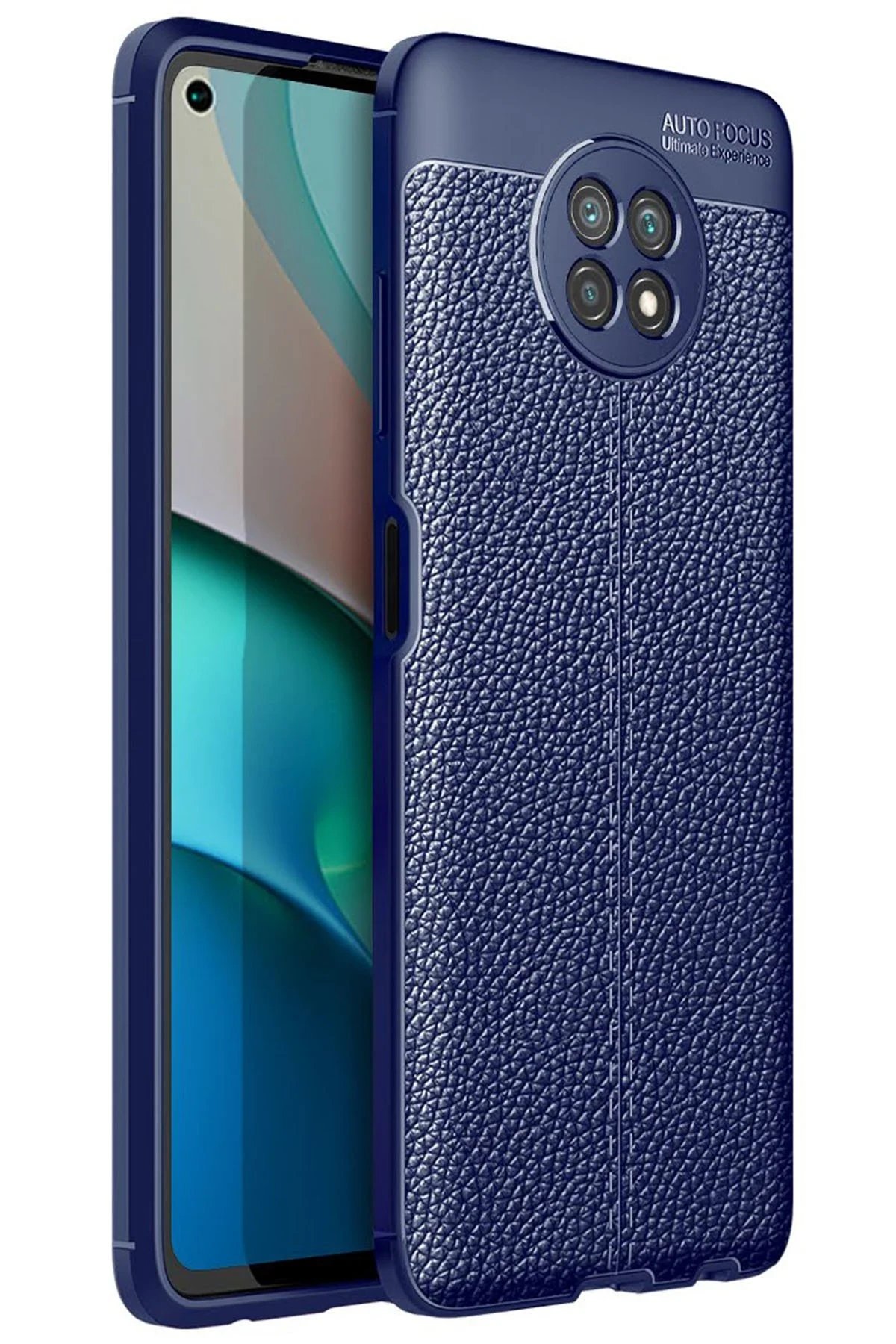 Xiaomi Redmi Note 9 5G Kılıf Auto Focus Kapak - Lacivert-(5796)