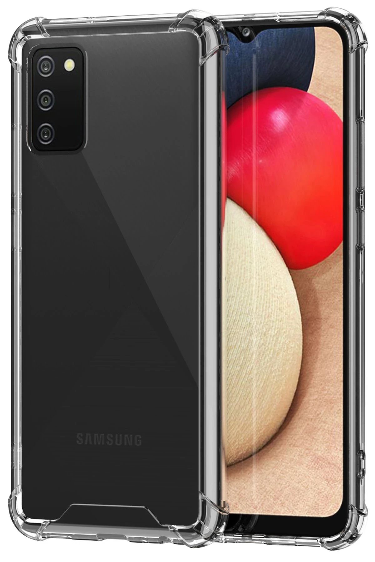 Samsung Galaxy A02S Kılıf Olex Tpu Silikon-(5796)