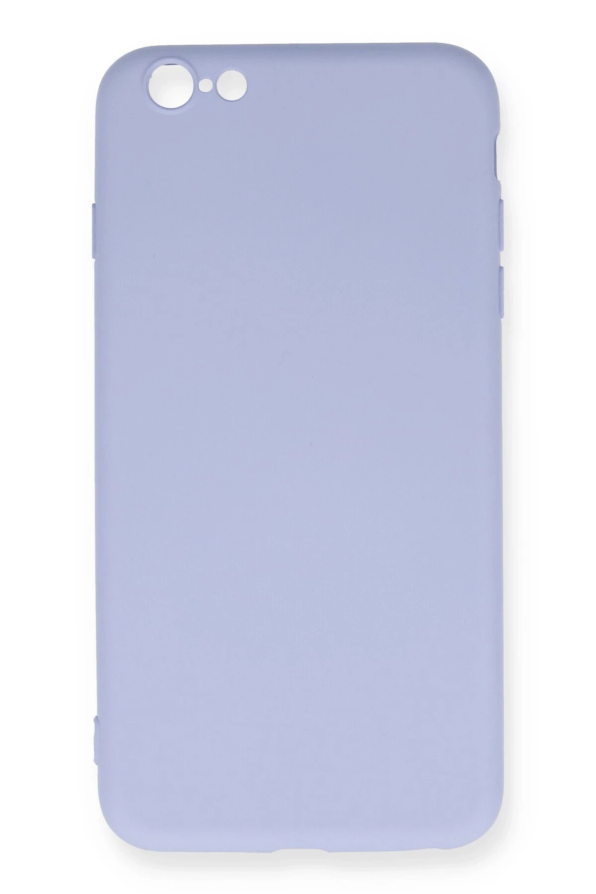 iPhone 6 Plus Kılıf Nano içi Kadife Silikon - Lila-(5796)
