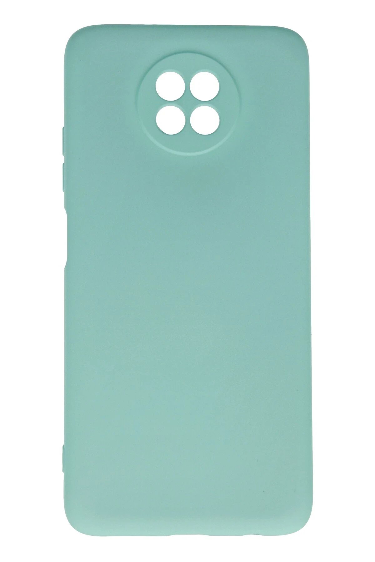 Xiaomi Redmi Note 9 5G Kılıf Nano içi Kadife Silikon - Turkuaz-(5796)