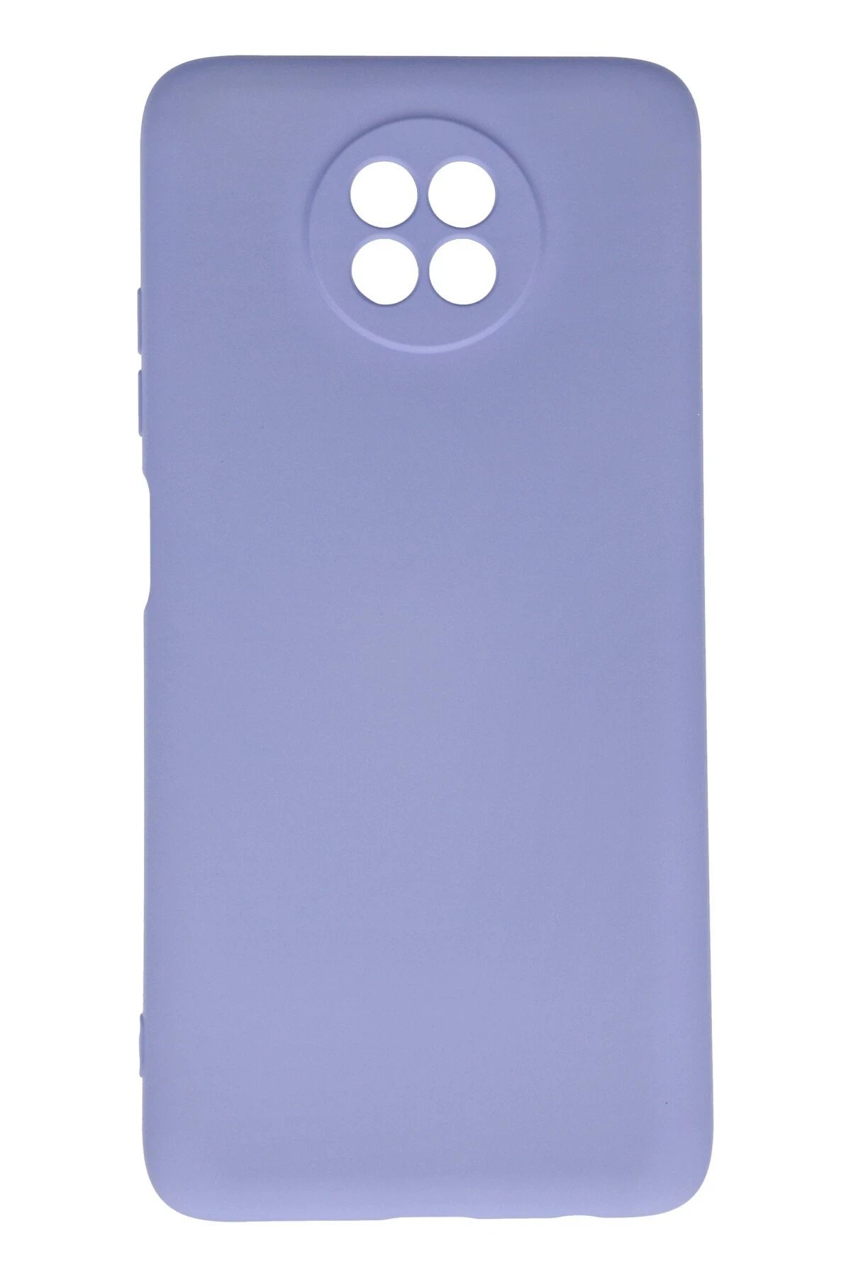 Xiaomi Redmi Note 9 5G Kılıf Nano içi Kadife Silikon - Lila-(5796)