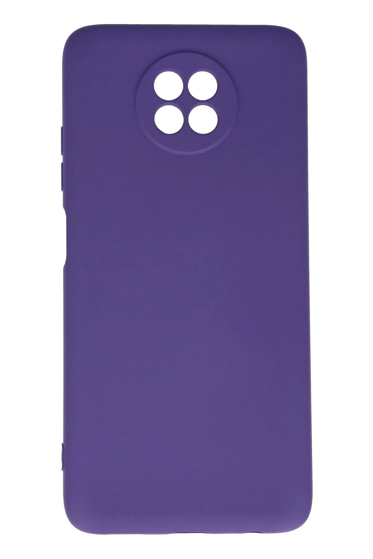 Xiaomi Redmi Note 9 5G Kılıf Nano içi Kadife Silikon - Mor-(5796)
