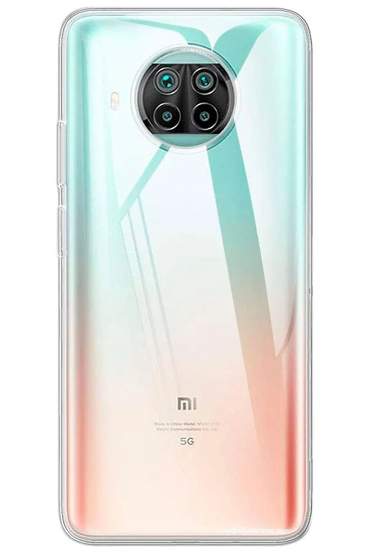 Xiaomi Redmi Note 9 Pro 5G Kılıf Lüx Şeffaf Silikon-(5796)